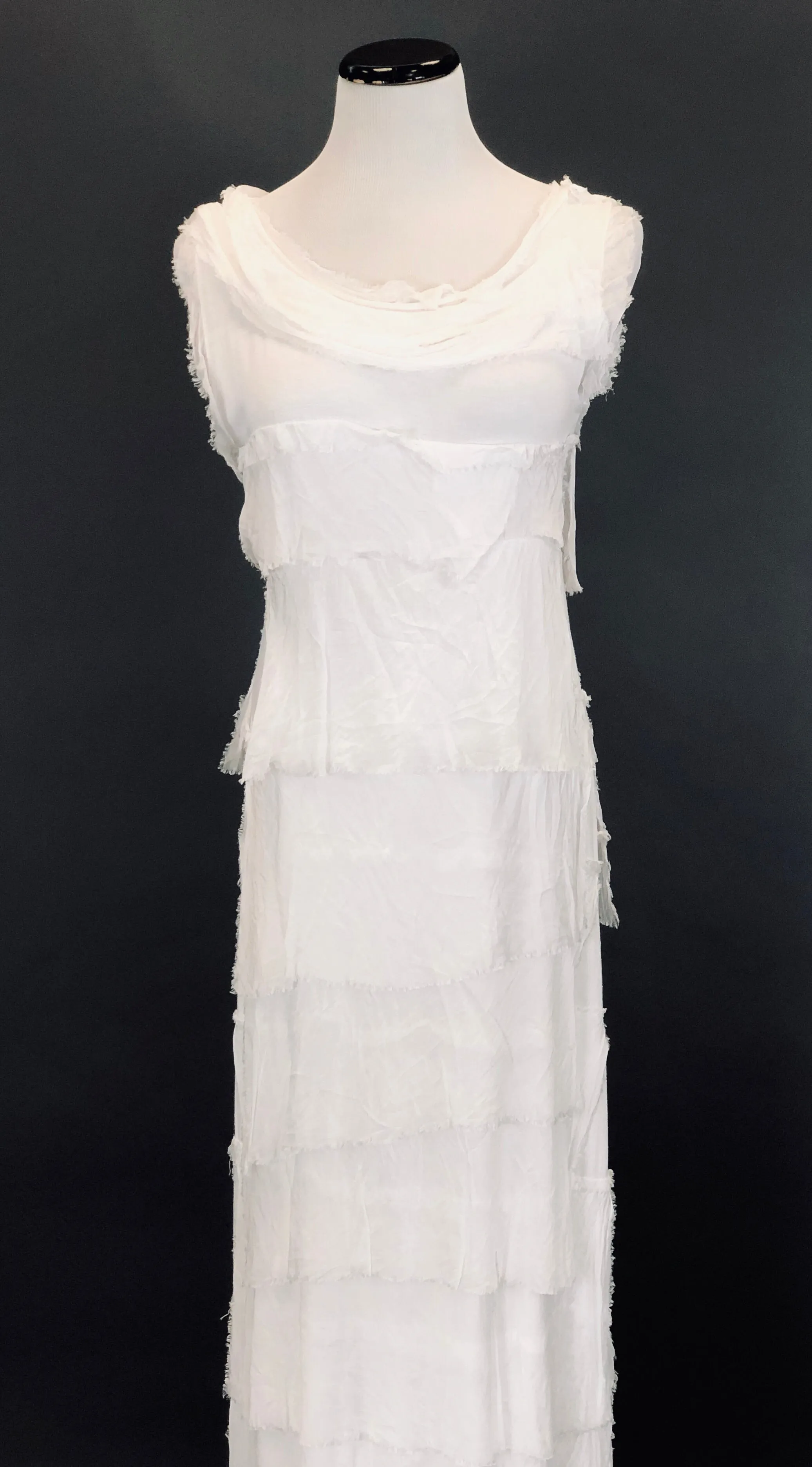 Long Silk Layered Dress (Multiple Colors)