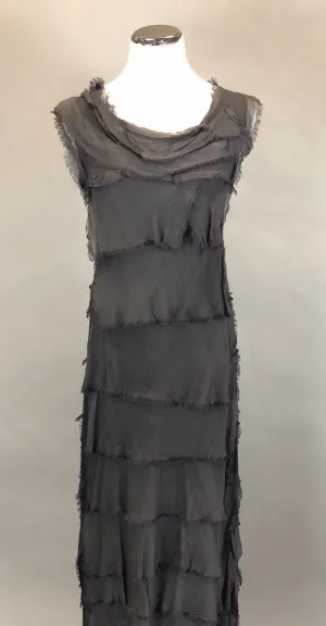 Long Silk Layered Dress (Multiple Colors)