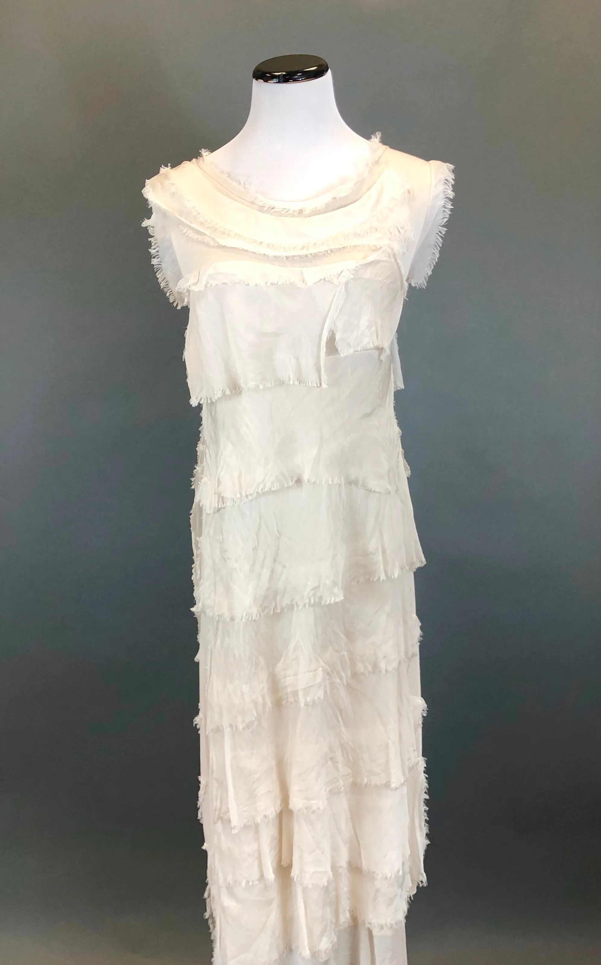 Long Silk Layered Dress (Multiple Colors)