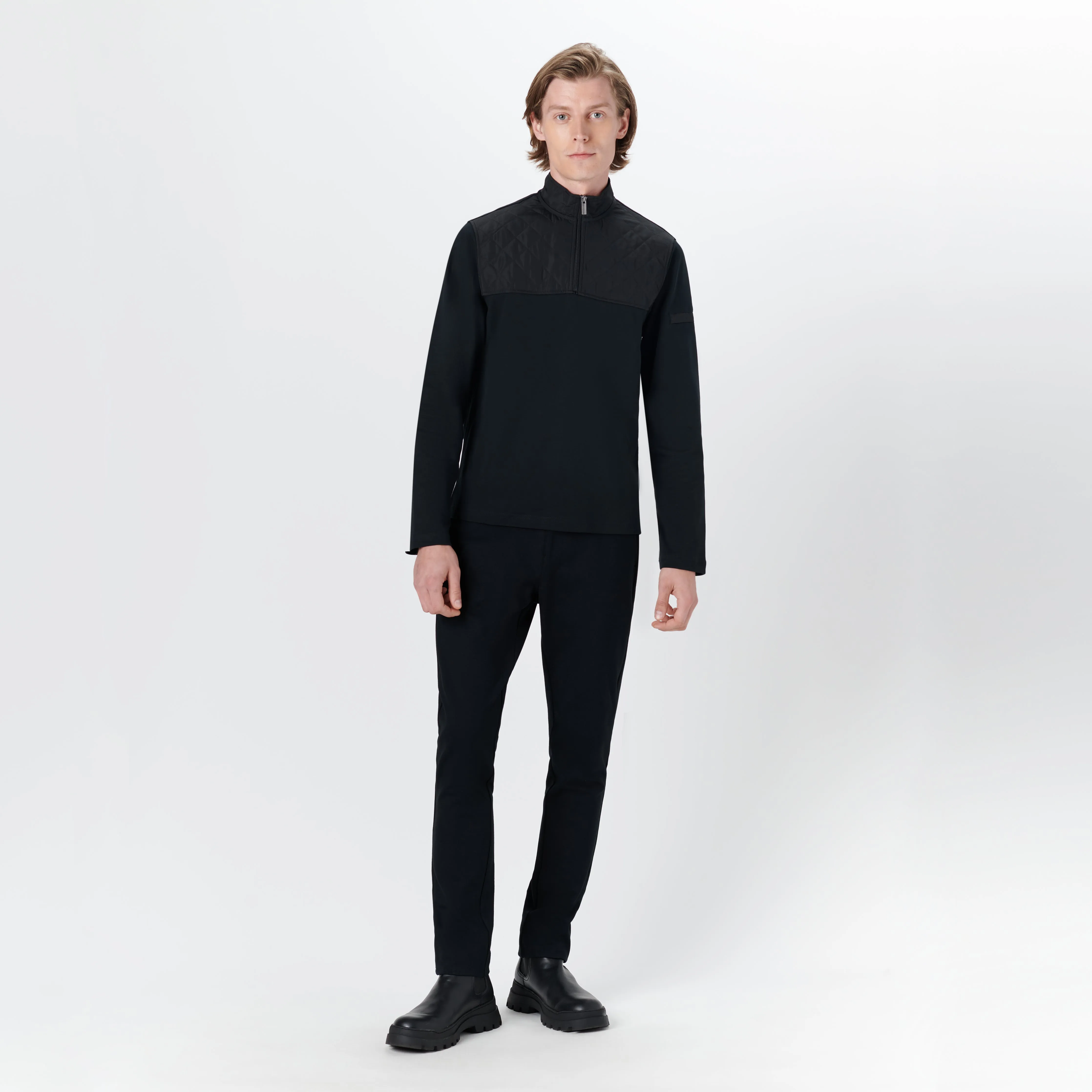Long Sleeve Quarter Zip Pullover