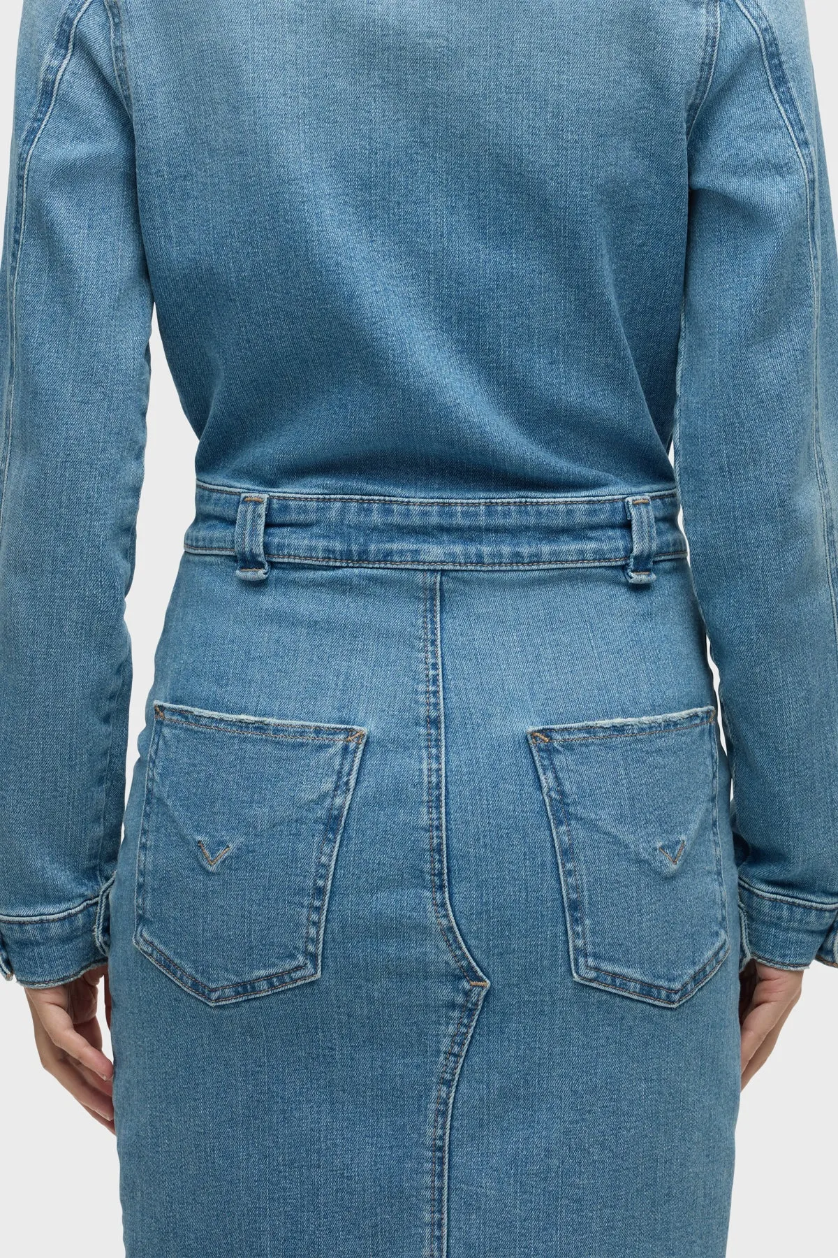 Long Sleeve Reconstructed Dress