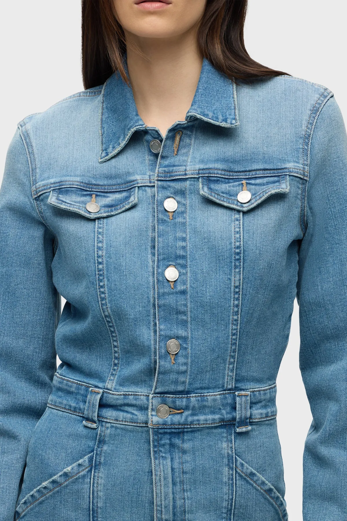 Long Sleeve Reconstructed Dress