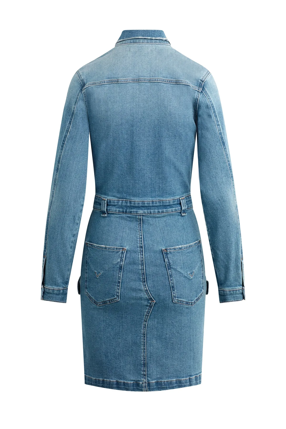 Long Sleeve Reconstructed Dress
