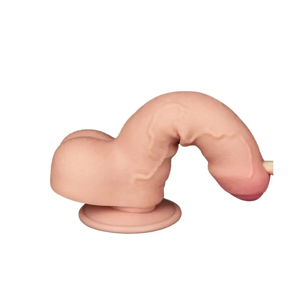 Lovetoy 7 Inches Sliding Easy Bend Skin Dildo