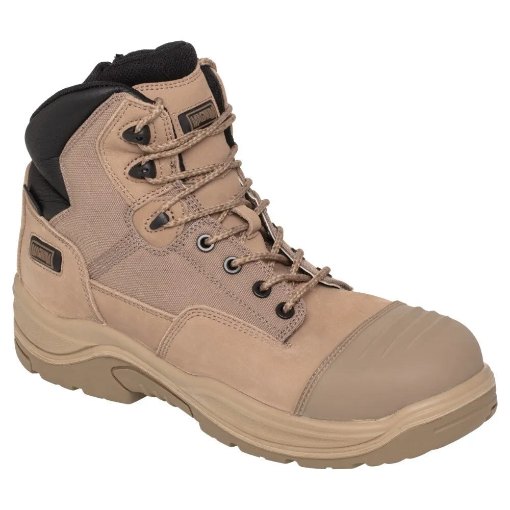 Magnum Trademaster Lite Composite Toe Side Zip Waterproof Boot Stone