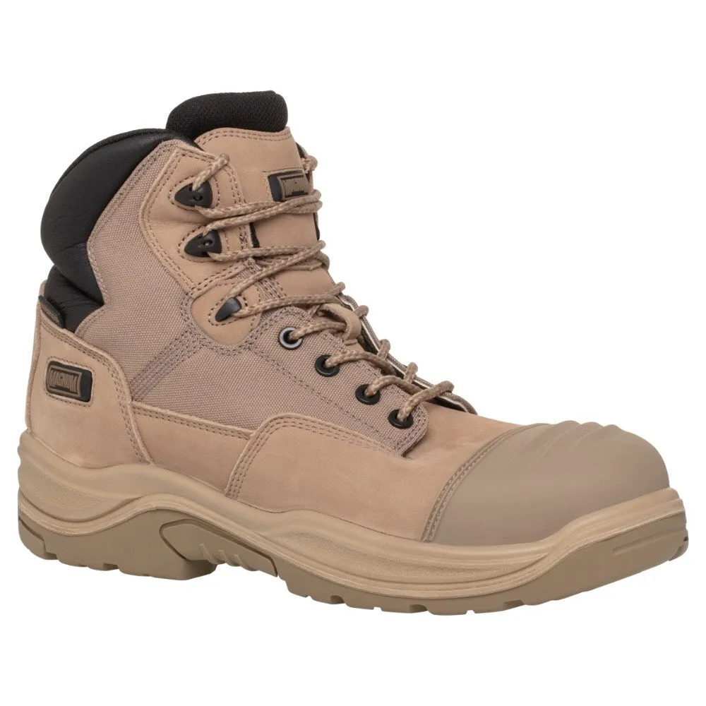 Magnum Trademaster Lite Composite Toe Side Zip Waterproof Boot Stone
