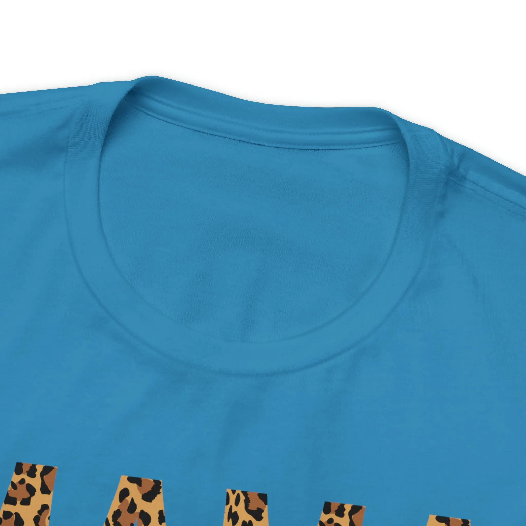 Mama Leopard T-Shirt | Love Mom Tee |  Bella Canvas 3001 Unisex |  Mama Short Sleeve Tshirt