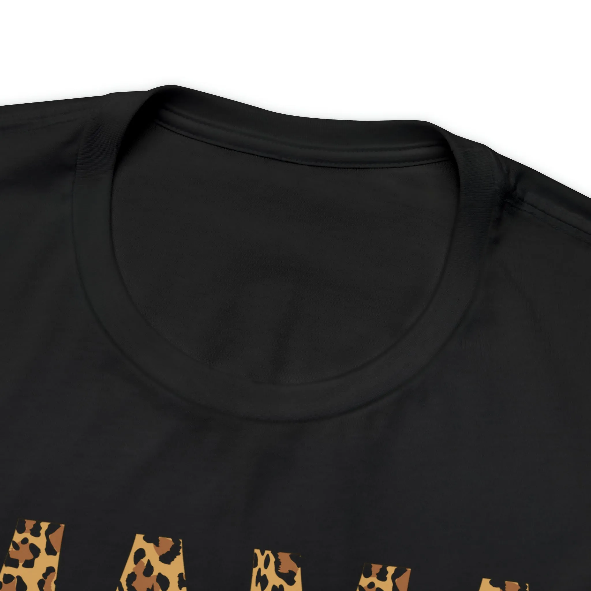 Mama Leopard T-Shirt | Love Mom Tee |  Bella Canvas 3001 Unisex |  Mama Short Sleeve Tshirt