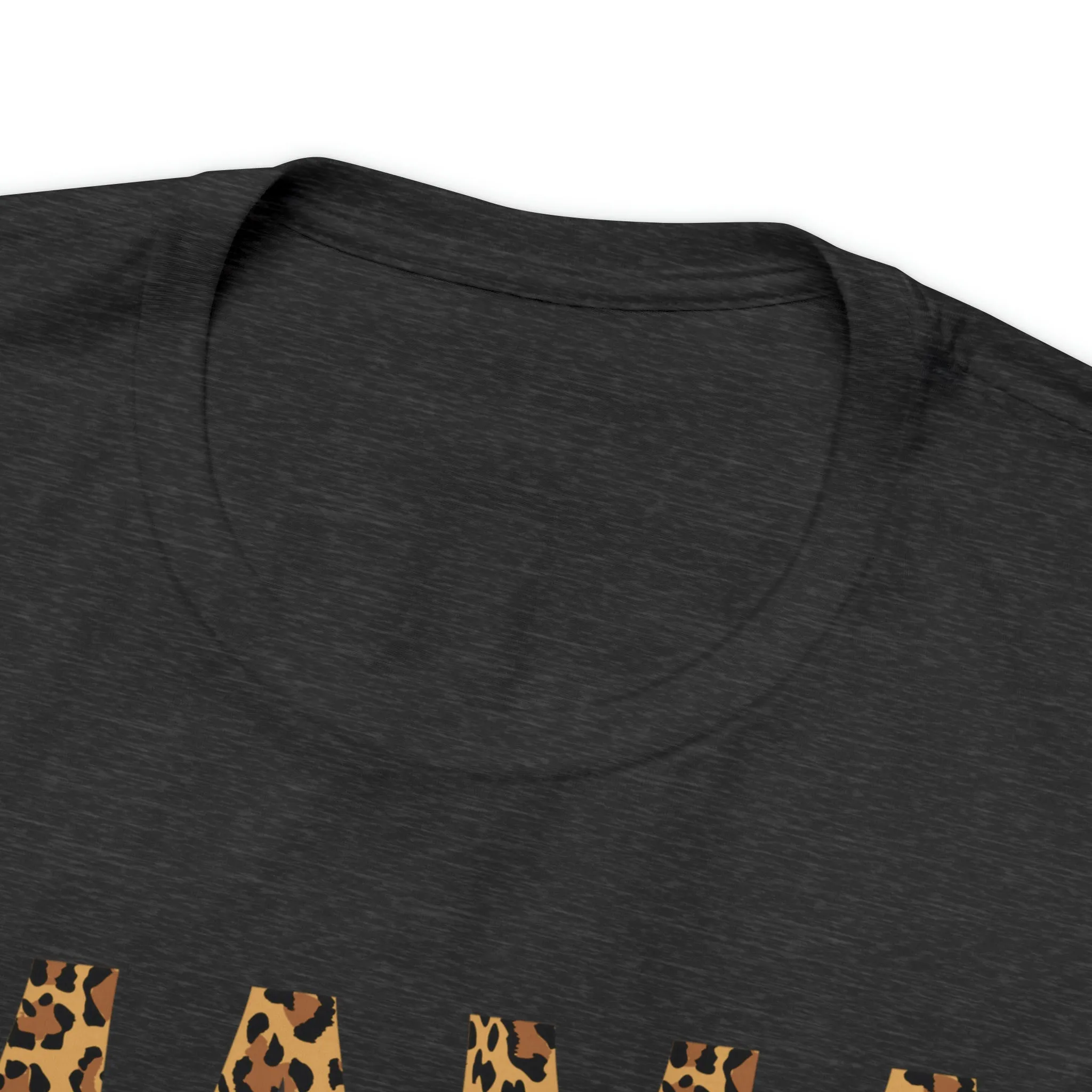 Mama Leopard T-Shirt | Love Mom Tee |  Bella Canvas 3001 Unisex |  Mama Short Sleeve Tshirt