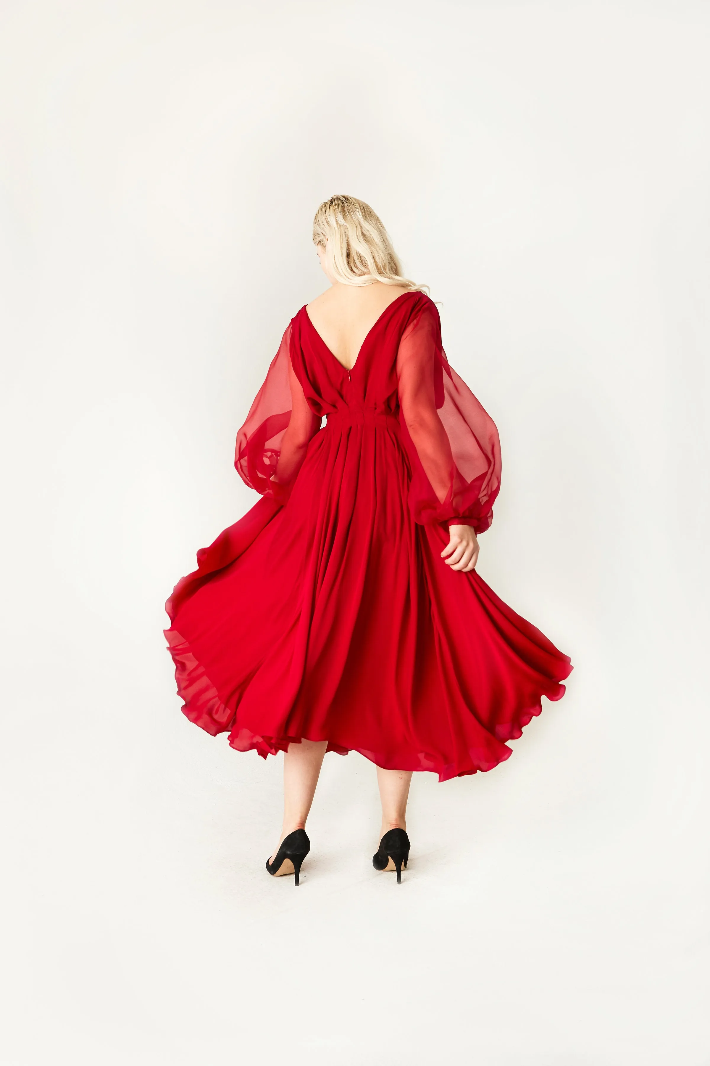 Mara Silk Georgette Dress