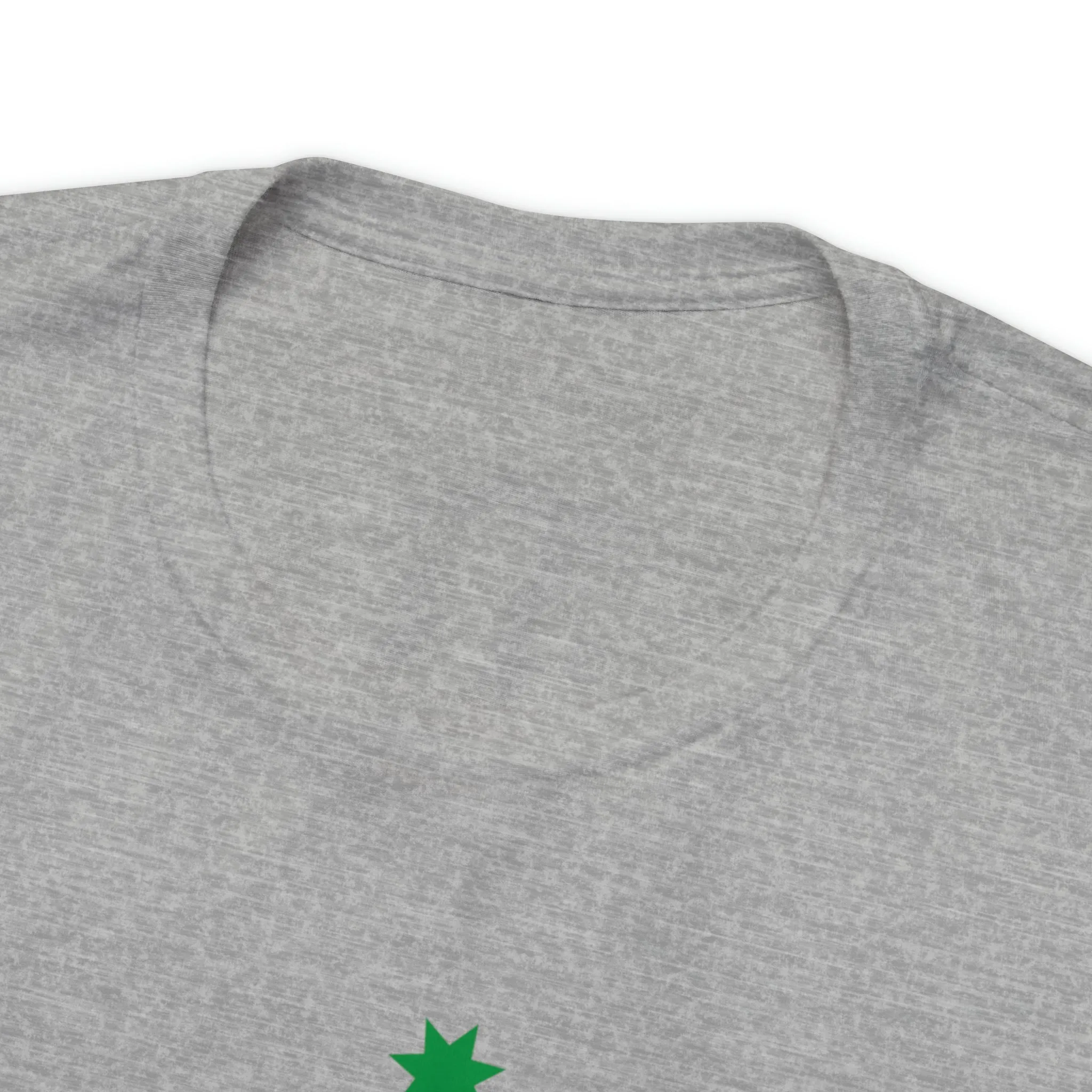 Merry Christmas Green Tree T-Shirt | Festive XMas Tee |  Bella Canvas 3001 Unisex | Happy Holidays Short Sleeve T-shirt