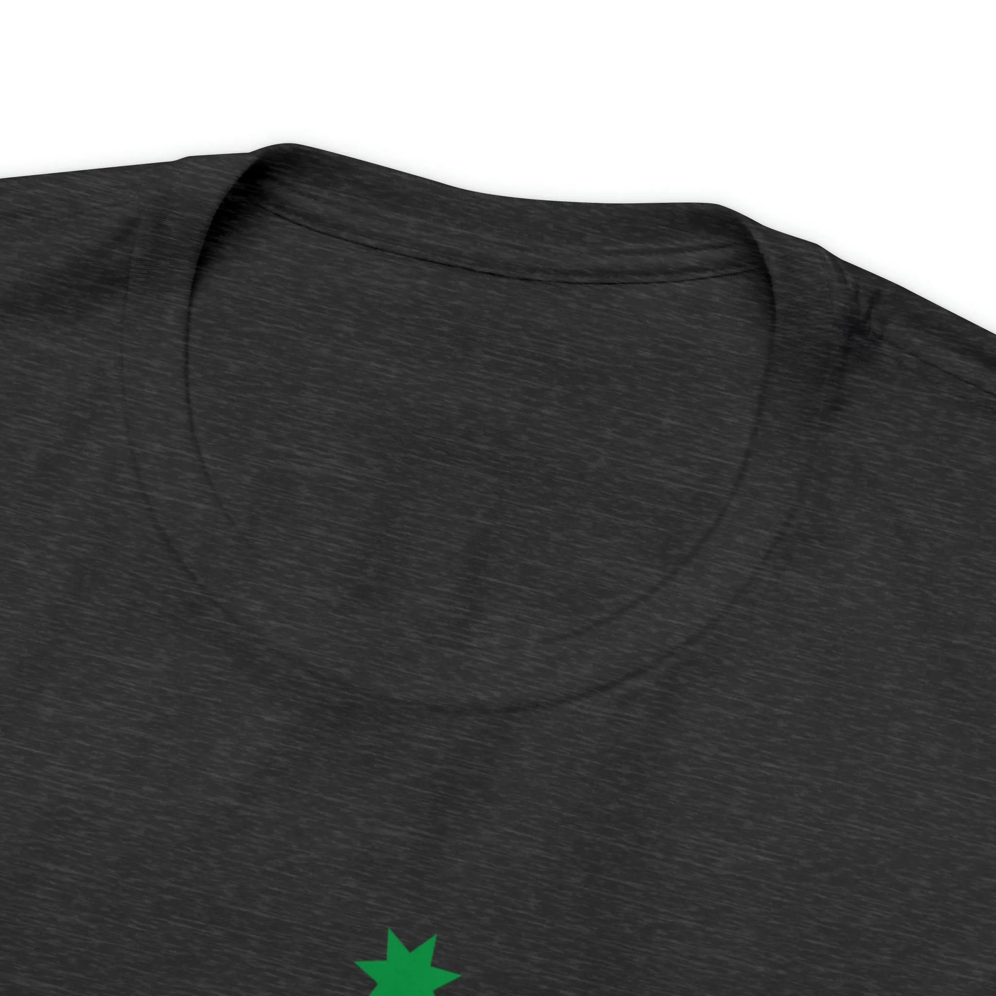 Merry Christmas Green Tree T-Shirt | Festive XMas Tee |  Bella Canvas 3001 Unisex | Happy Holidays Short Sleeve T-shirt
