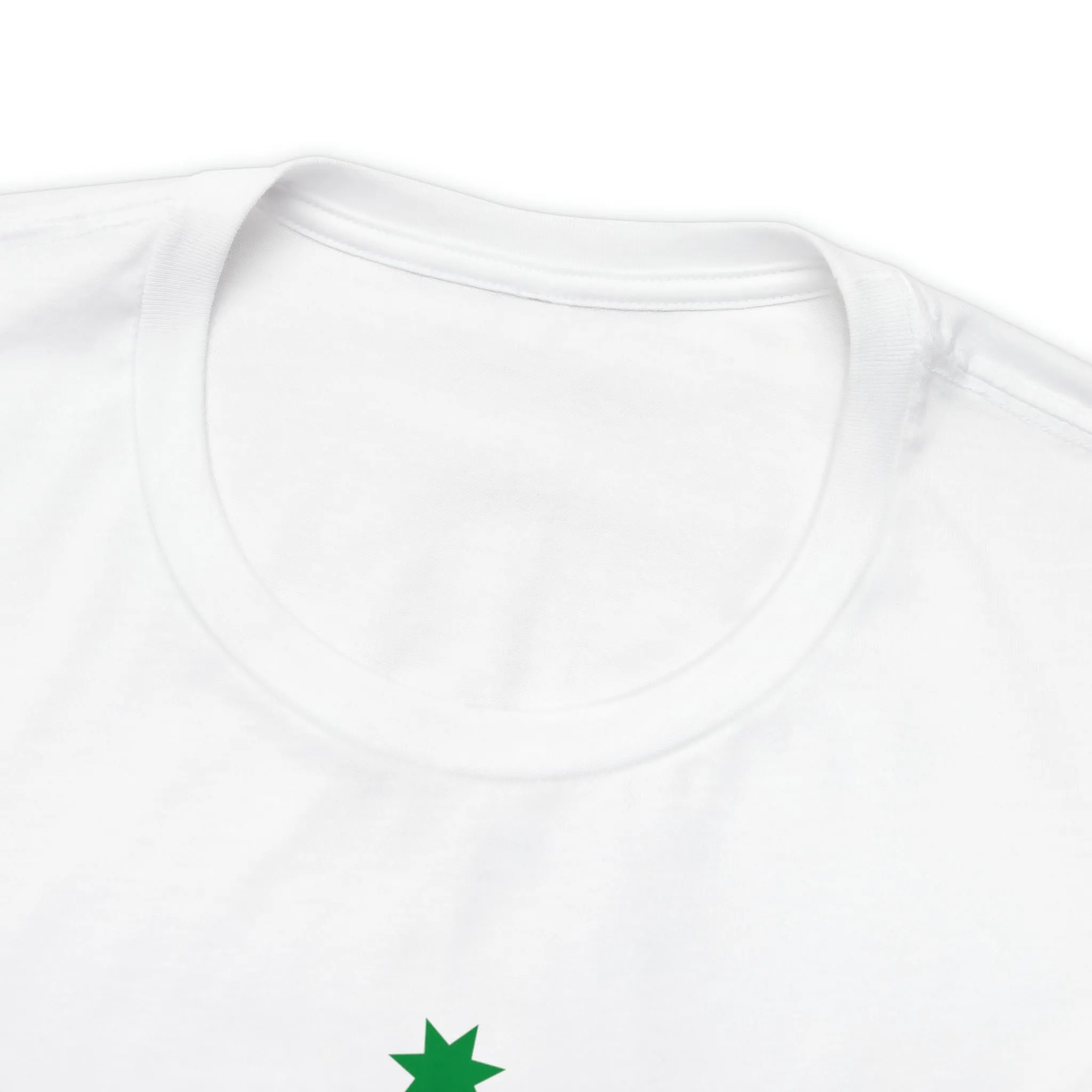 Merry Christmas Green Tree T-Shirt | Festive XMas Tee |  Bella Canvas 3001 Unisex | Happy Holidays Short Sleeve T-shirt
