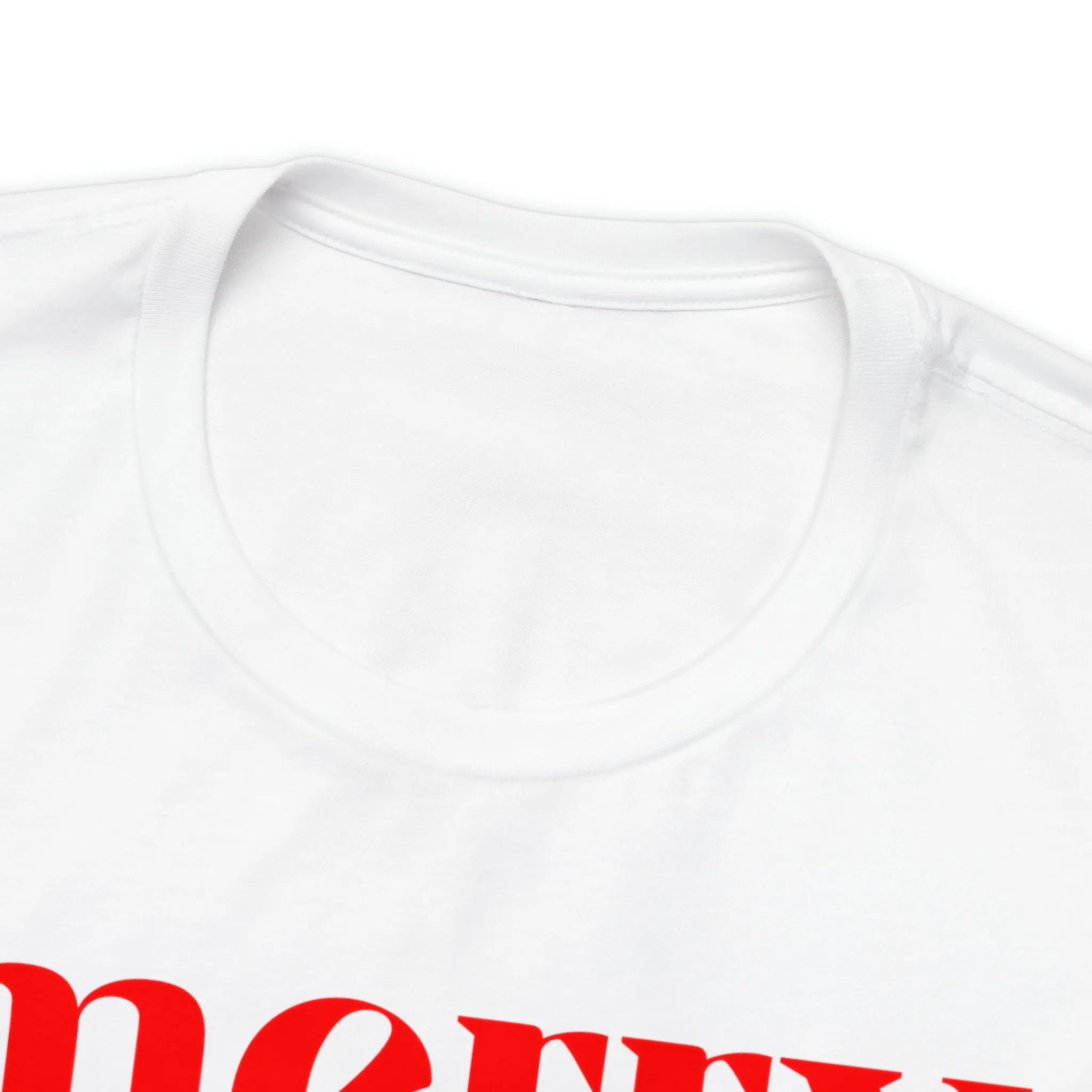 Merry Merry Merry Christmas T-Shirt | Festive XMas Tee |  Bella Canvas 3001 Unisex | Happy Holidays Short Sleeve Tshirt