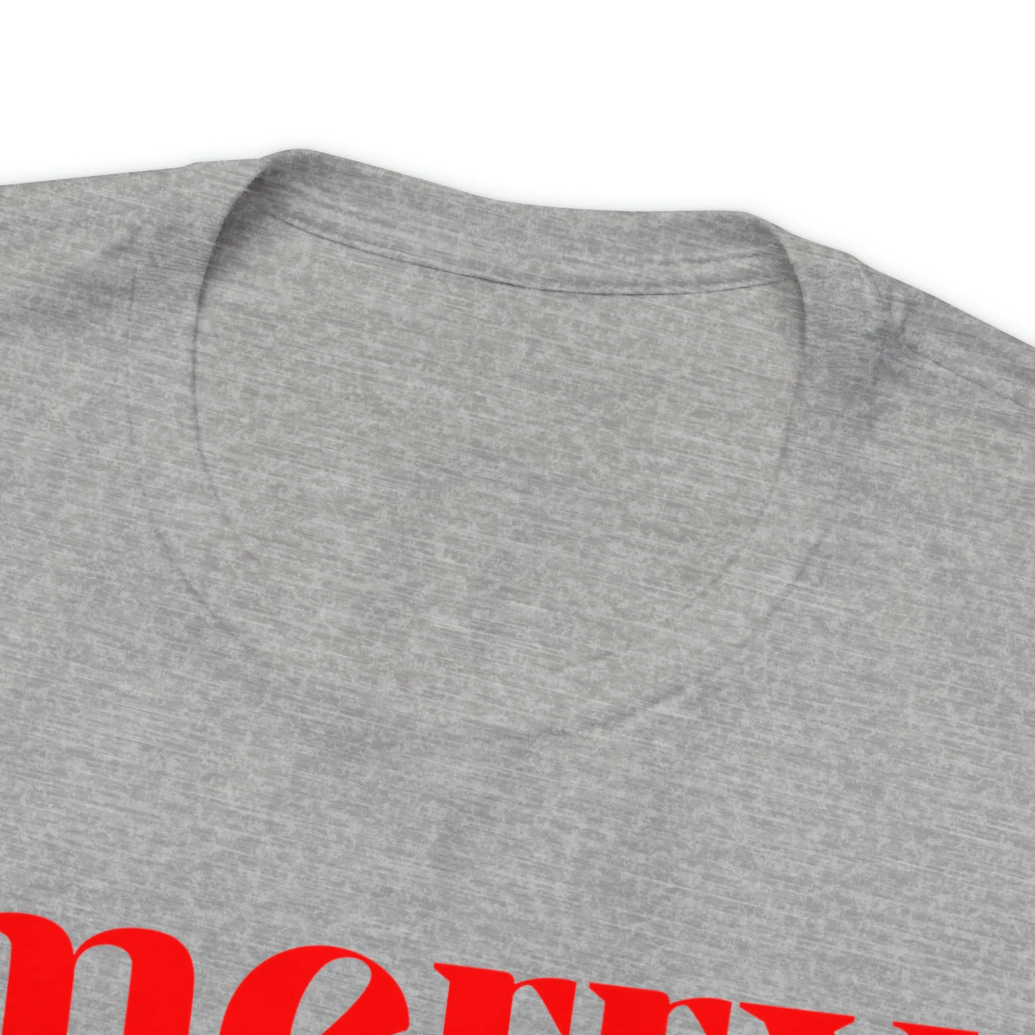 Merry Merry Merry Christmas T-Shirt | Festive XMas Tee |  Bella Canvas 3001 Unisex | Happy Holidays Short Sleeve Tshirt