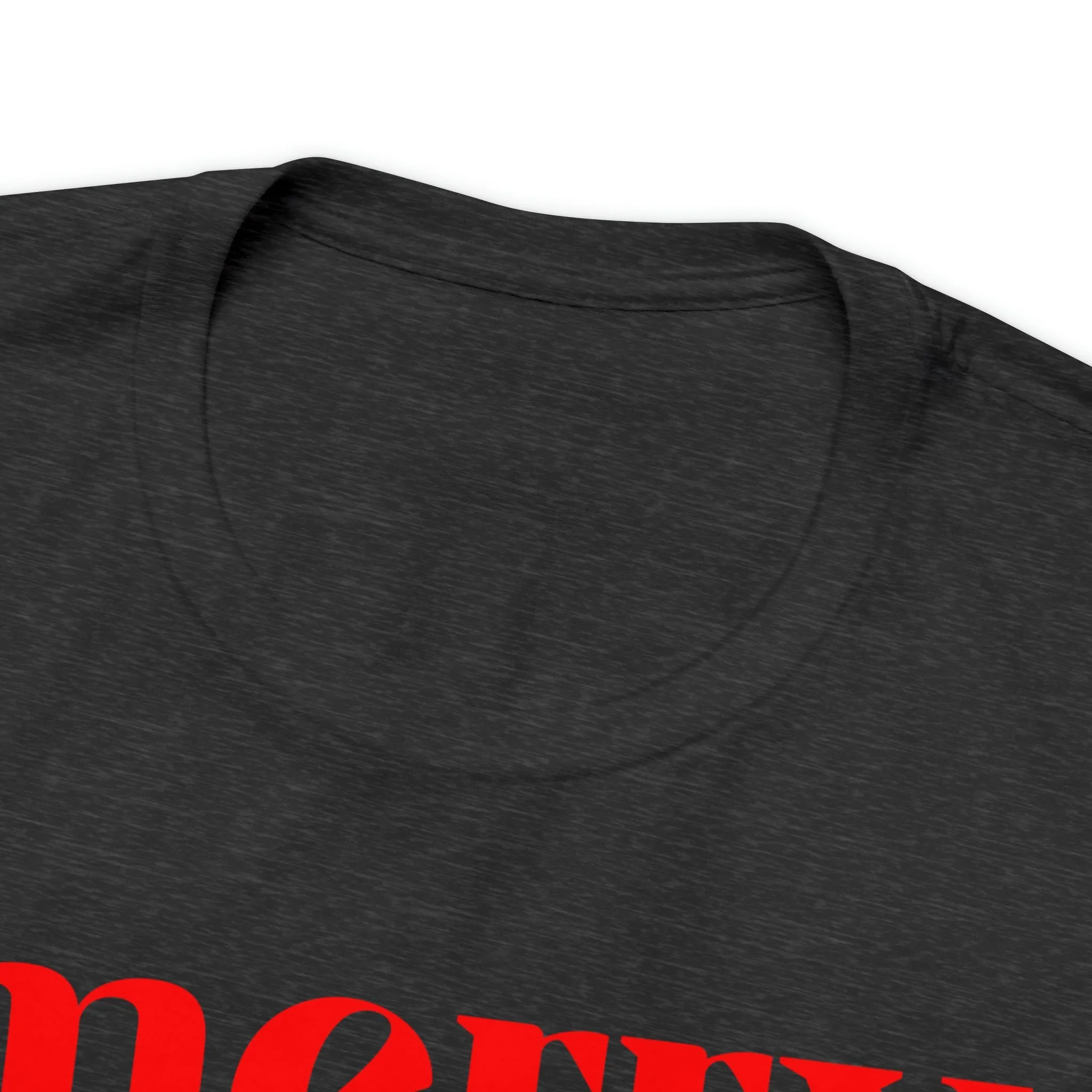 Merry Merry Merry Christmas T-Shirt | Festive XMas Tee |  Bella Canvas 3001 Unisex | Happy Holidays Short Sleeve Tshirt