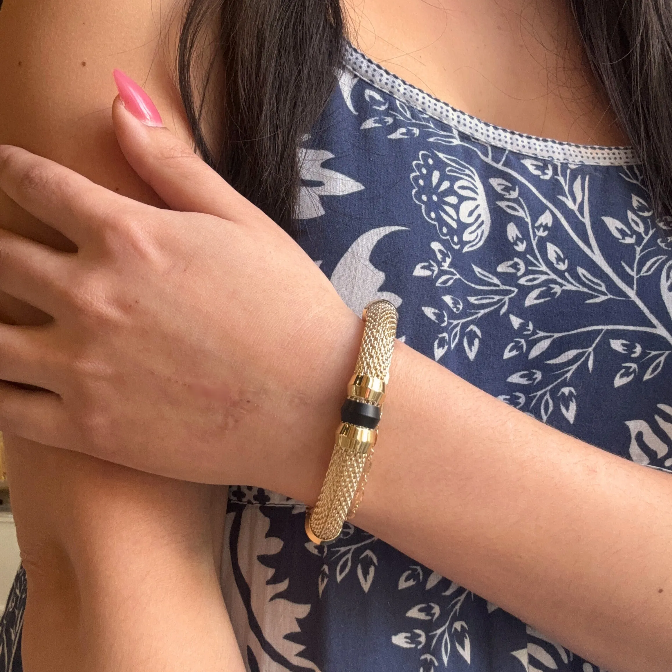 Mesh Candy Bracelet Black