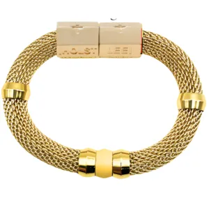 Mesh Candy Bracelet Yellow