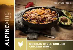 Mexican Style Grilled Chicken Bowl (Gluten Free)