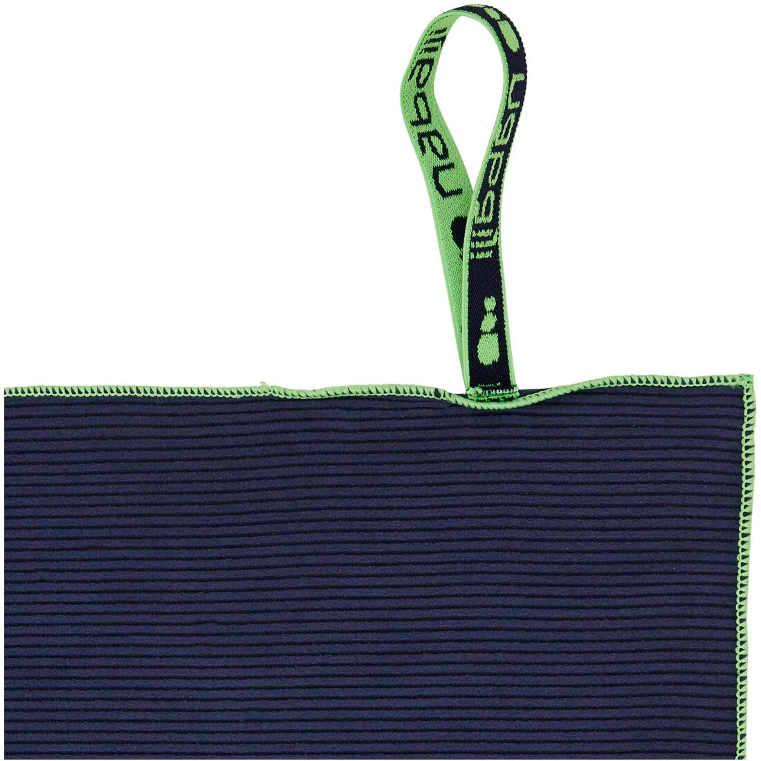 Microfibre Swimming Towel Size L 80 x 130 cm - Striped