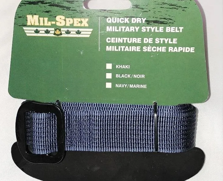 Mil-Spex Quick Dry Web Belt - Mens