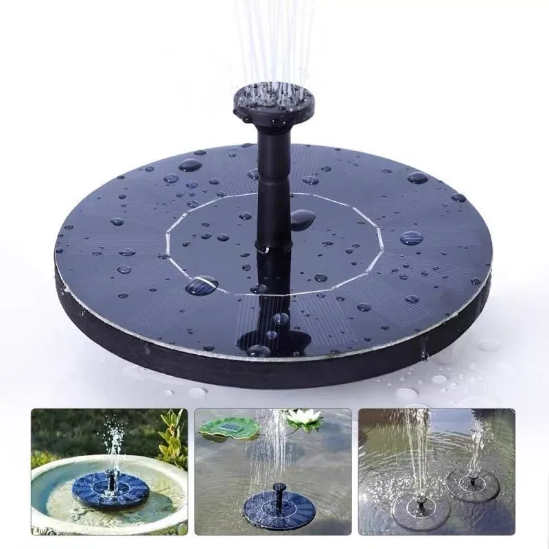 Mini Solar Outdoor Water Fountain for Pool and Garden