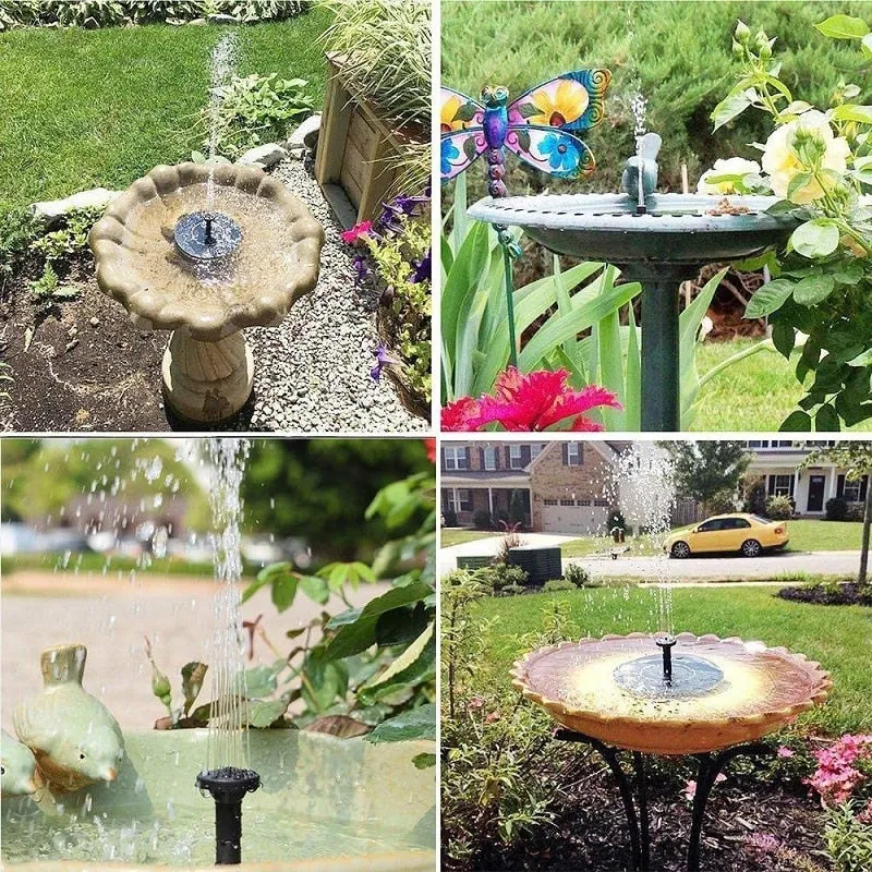 Mini Solar Outdoor Water Fountain for Pool and Garden