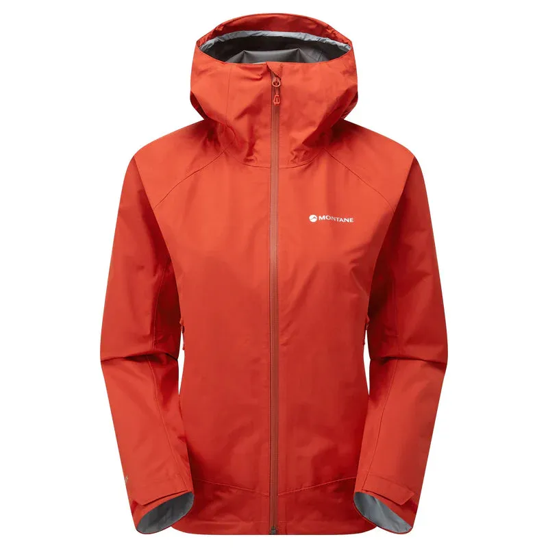Montane Women's Spirit GTX Waterproof Jacket - Saffron Red