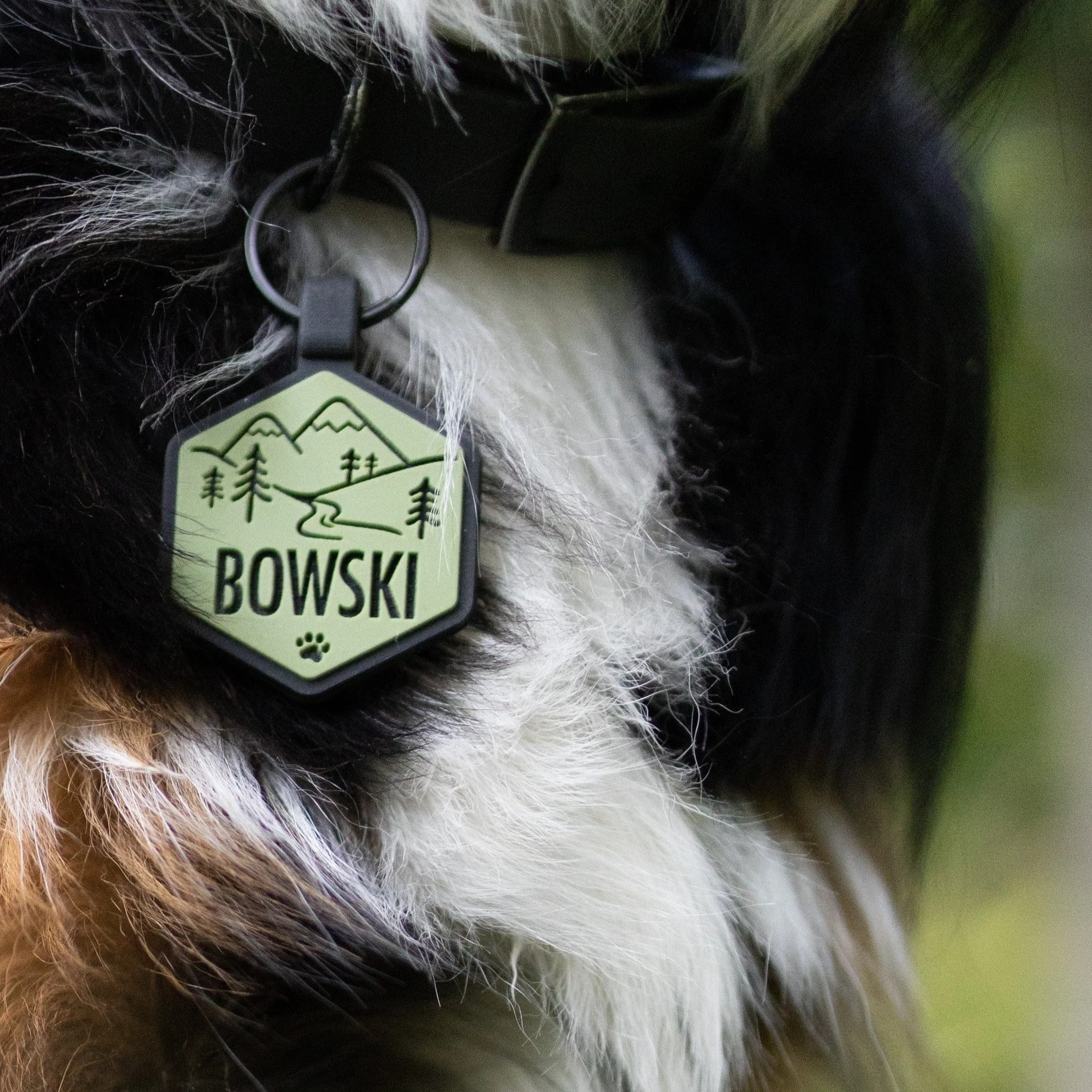Mountain Adventure Silicone ID Tag