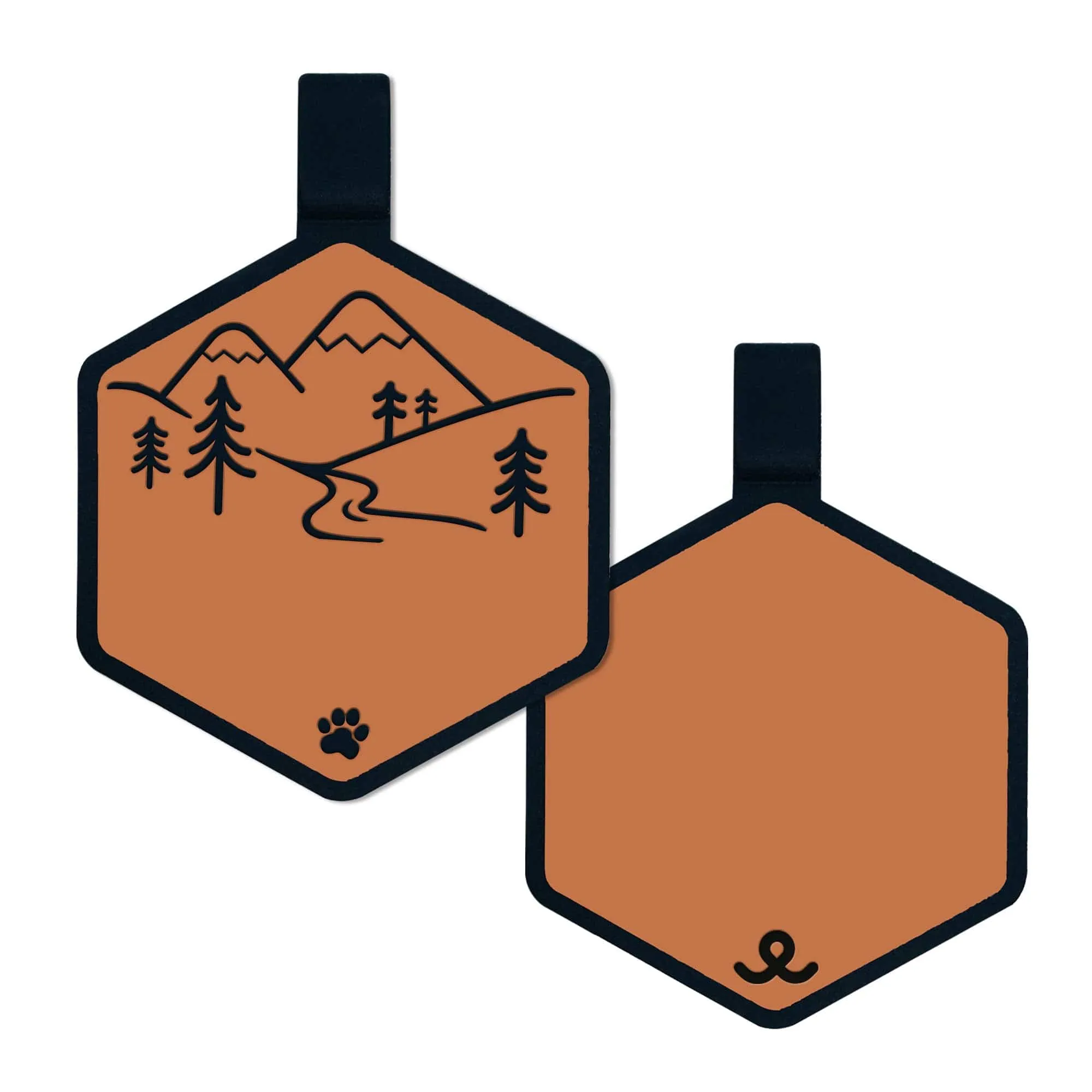 Mountain Adventure Silicone ID Tag