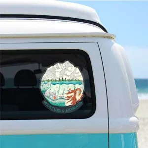 Mountain Mermaid Adventure Decal