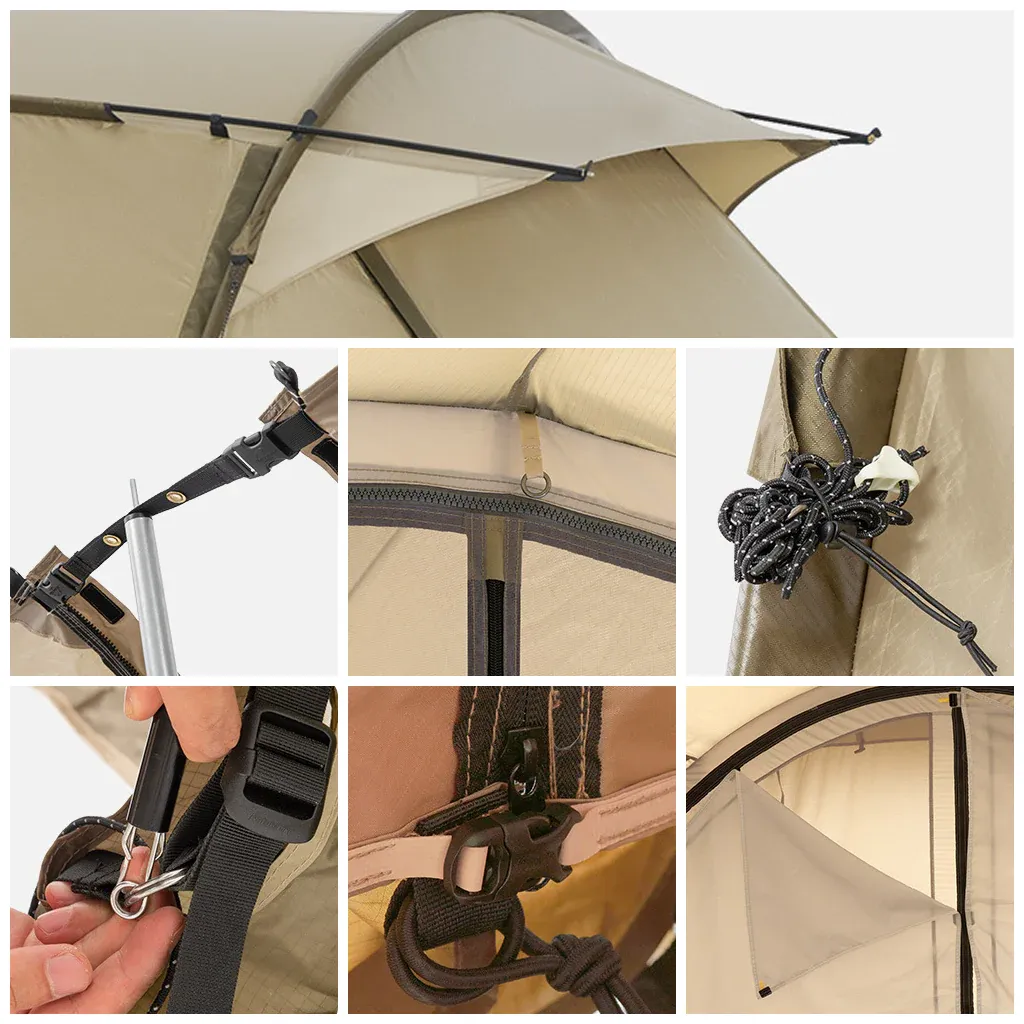 Naturehike - Aries Alpha Tunnel Tent- Khaki