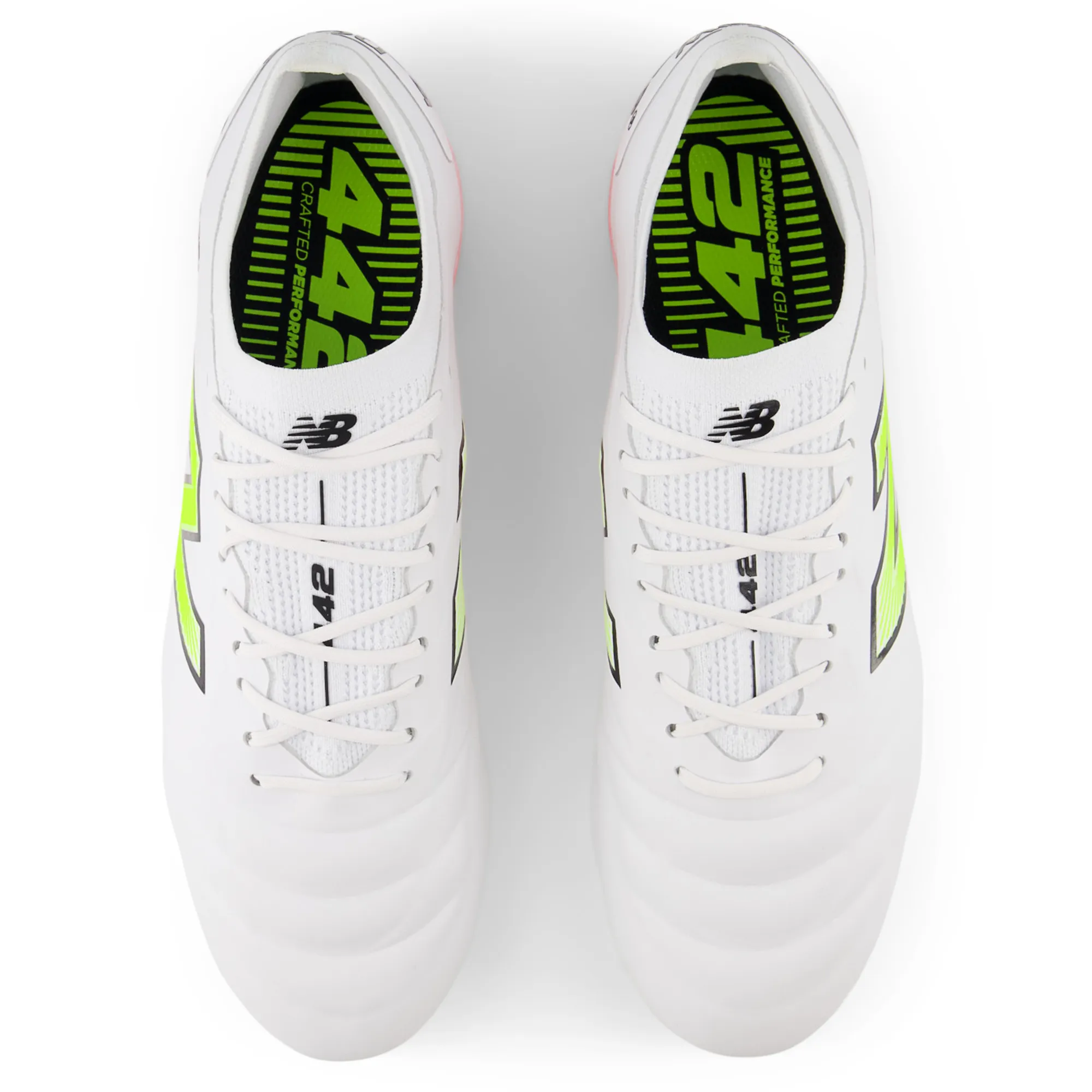 New Balance 442 v2 Elite FG - White/Energy Red/Hi-Lite