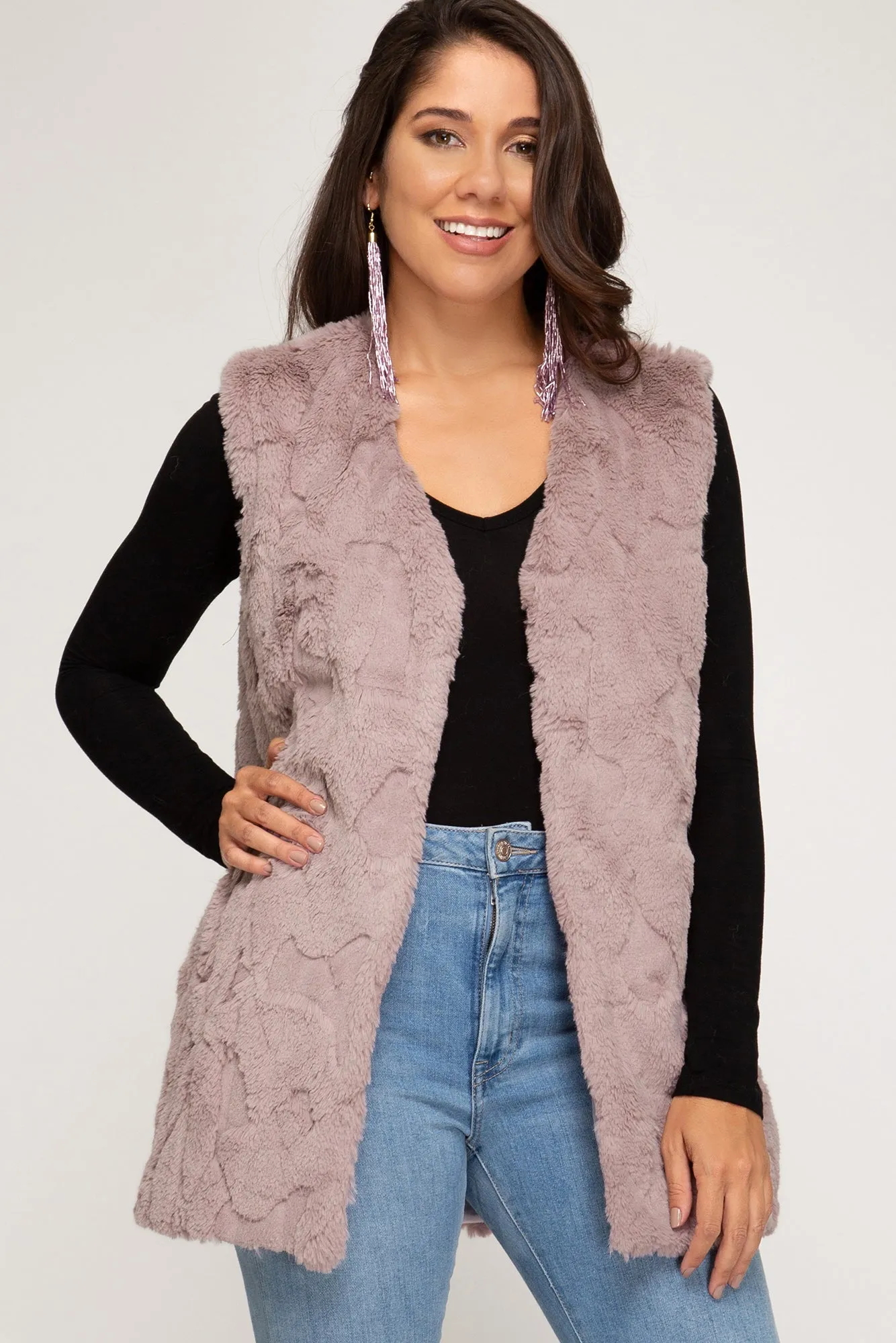 Nicolette Faux Fur Vest