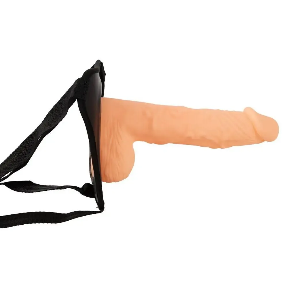 Nmc Ltd Flesh Pink Large Hollow Strap on Dildo for Couples