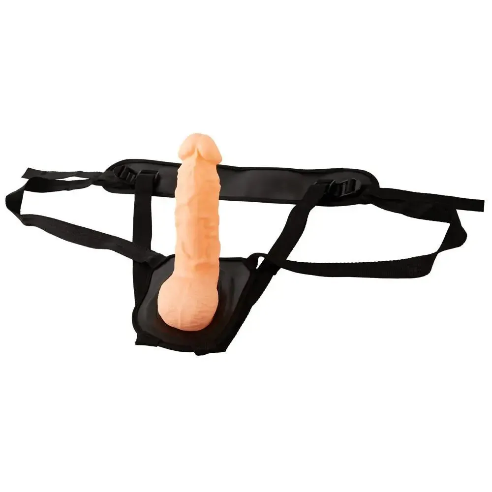 Nmc Ltd Flesh Pink Large Hollow Strap on Dildo for Couples