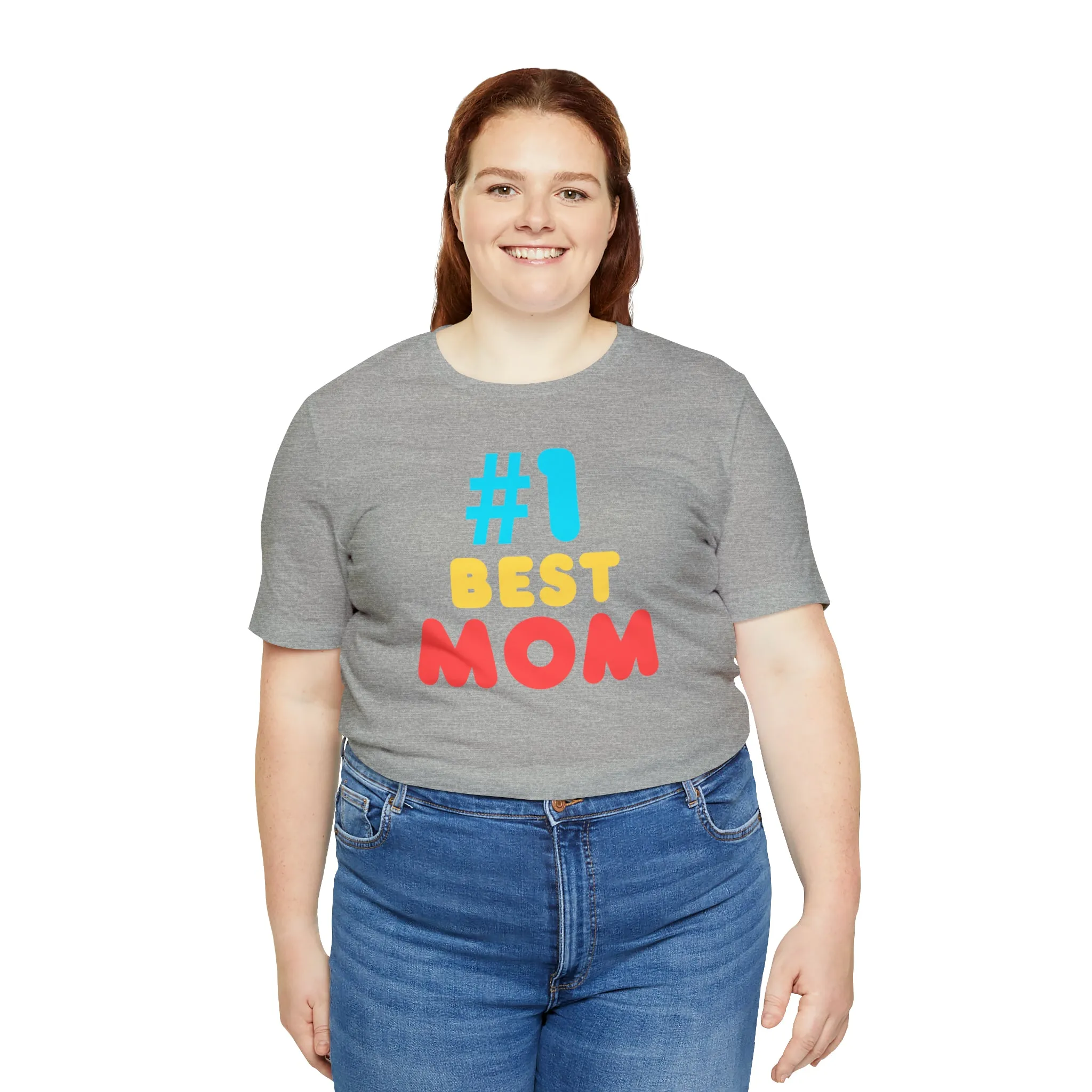 Number One Best Mom T-Shirt | Mother Bestie Tee |  Bella Canvas 3001 Unisex | Mama Short Sleeve Tshirt