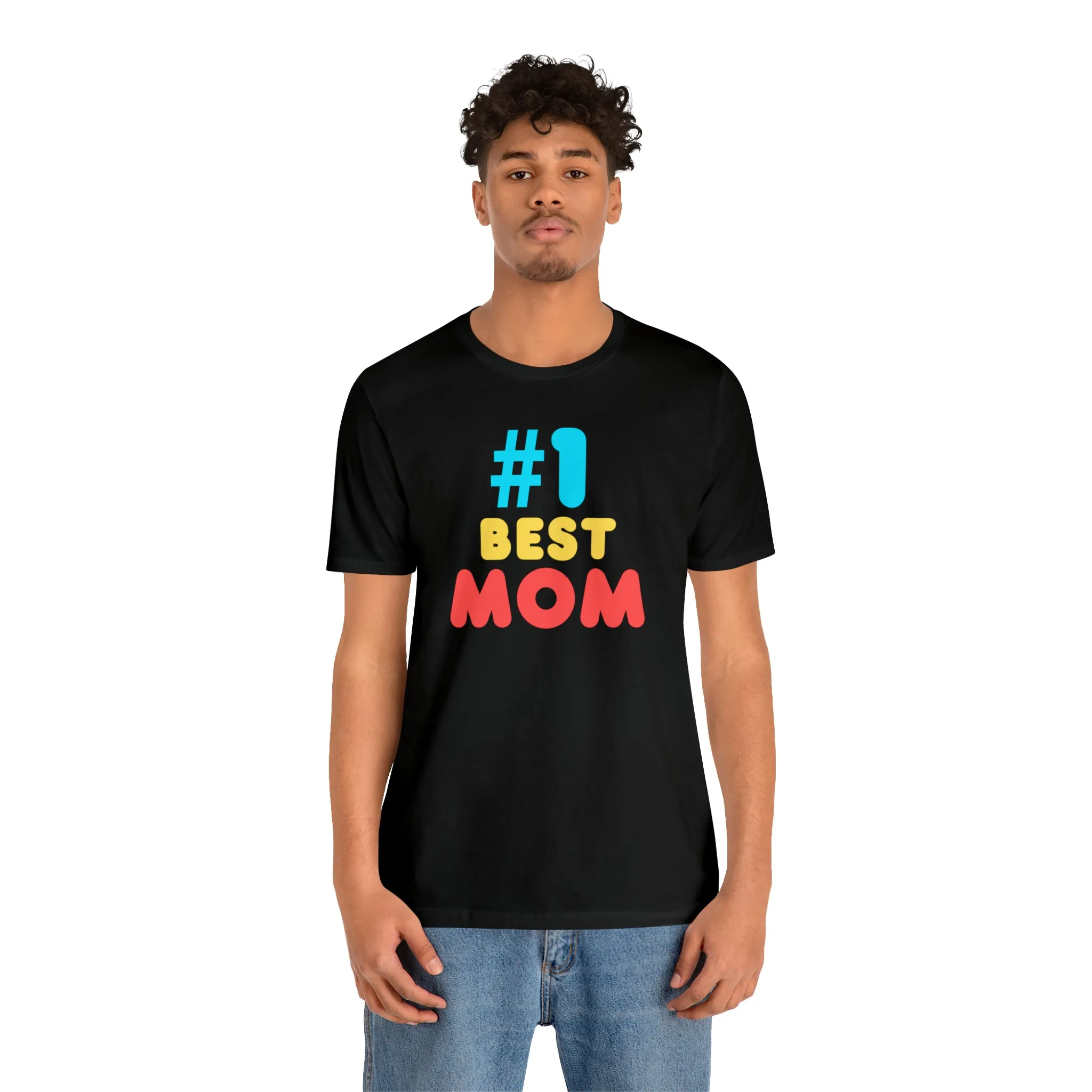 Number One Best Mom T-Shirt | Mother Bestie Tee |  Bella Canvas 3001 Unisex | Mama Short Sleeve Tshirt