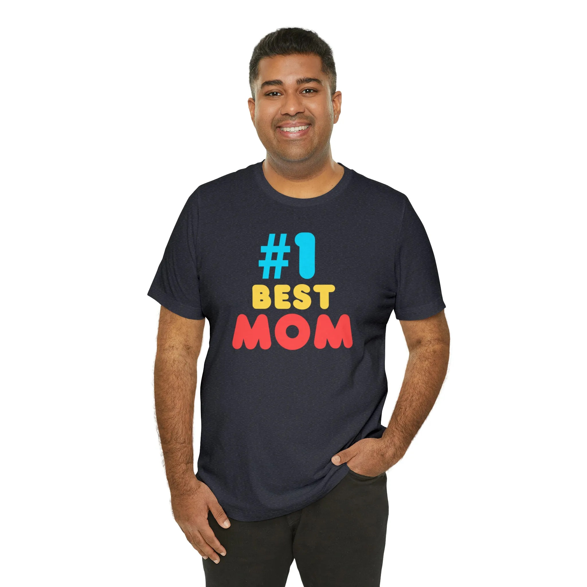 Number One Best Mom T-Shirt | Mother Bestie Tee |  Bella Canvas 3001 Unisex | Mama Short Sleeve Tshirt