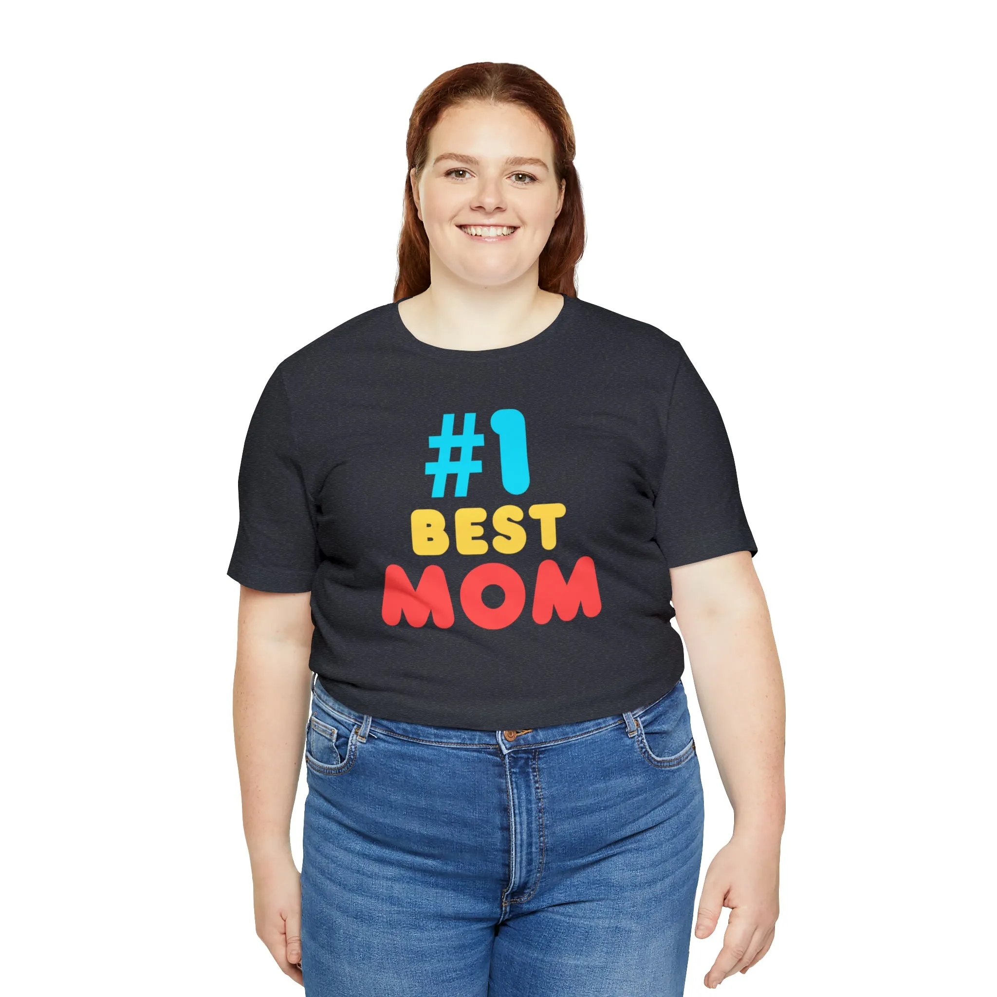 Number One Best Mom T-Shirt | Mother Bestie Tee |  Bella Canvas 3001 Unisex | Mama Short Sleeve Tshirt