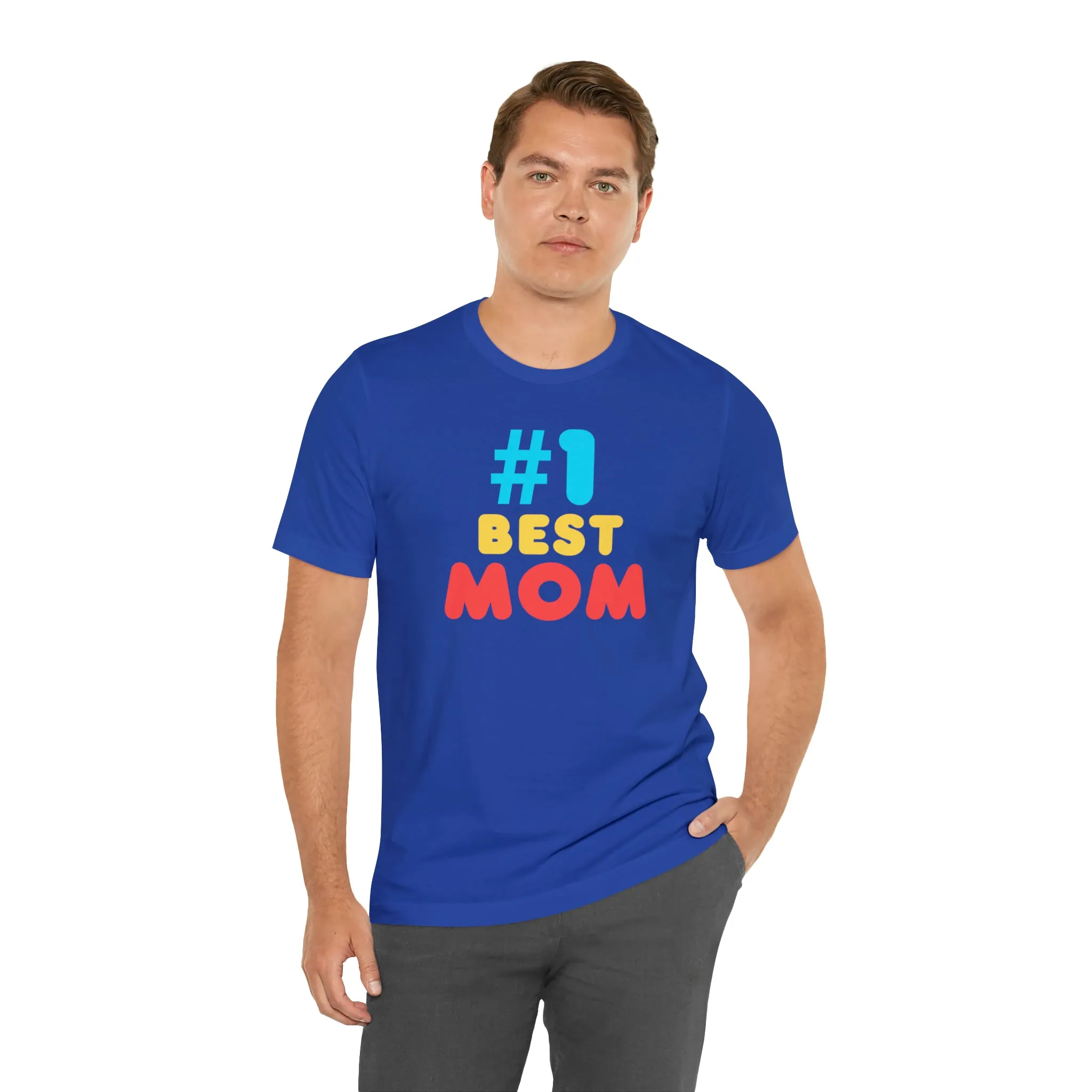 Number One Best Mom T-Shirt | Mother Bestie Tee |  Bella Canvas 3001 Unisex | Mama Short Sleeve Tshirt