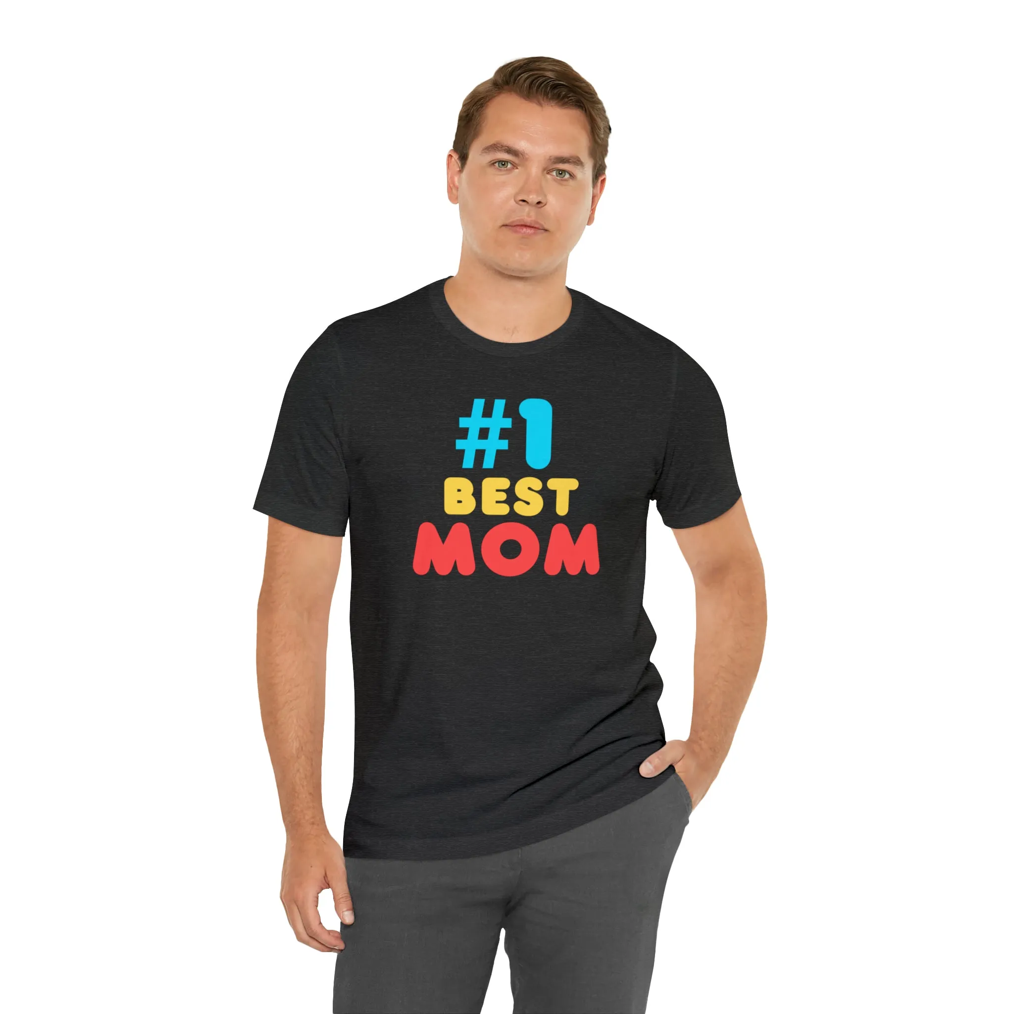 Number One Best Mom T-Shirt | Mother Bestie Tee |  Bella Canvas 3001 Unisex | Mama Short Sleeve Tshirt