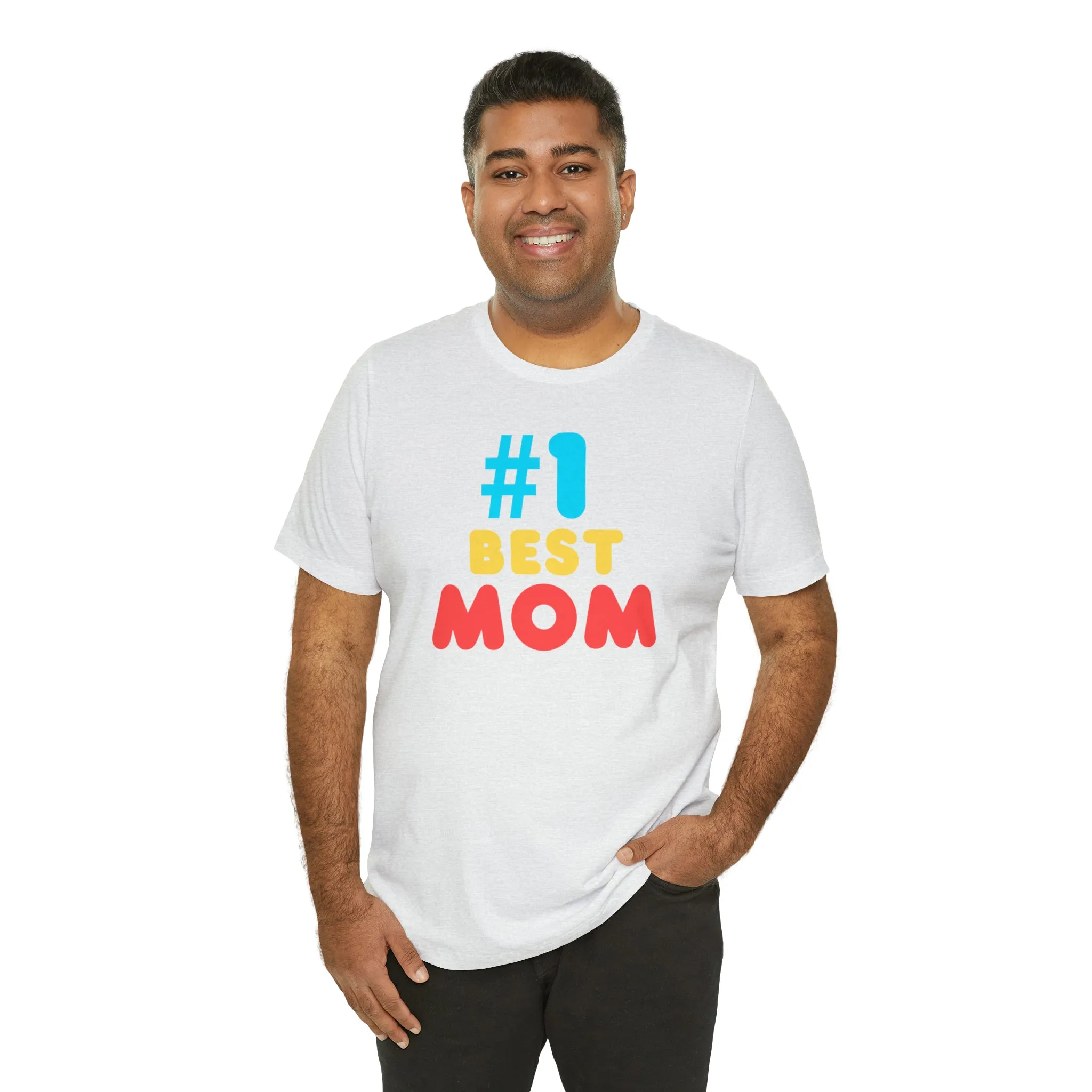 Number One Best Mom T-Shirt | Mother Bestie Tee |  Bella Canvas 3001 Unisex | Mama Short Sleeve Tshirt