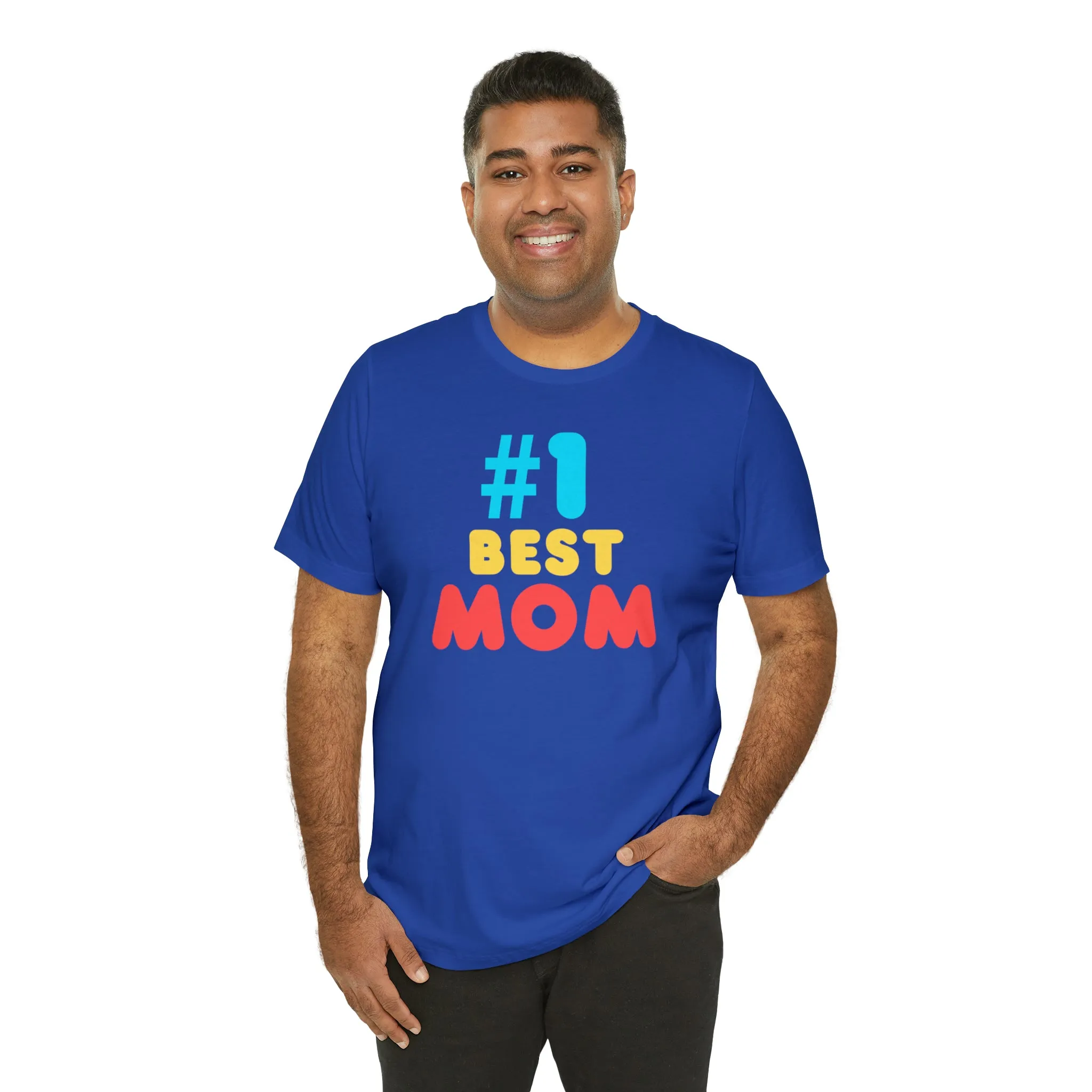 Number One Best Mom T-Shirt | Mother Bestie Tee |  Bella Canvas 3001 Unisex | Mama Short Sleeve Tshirt