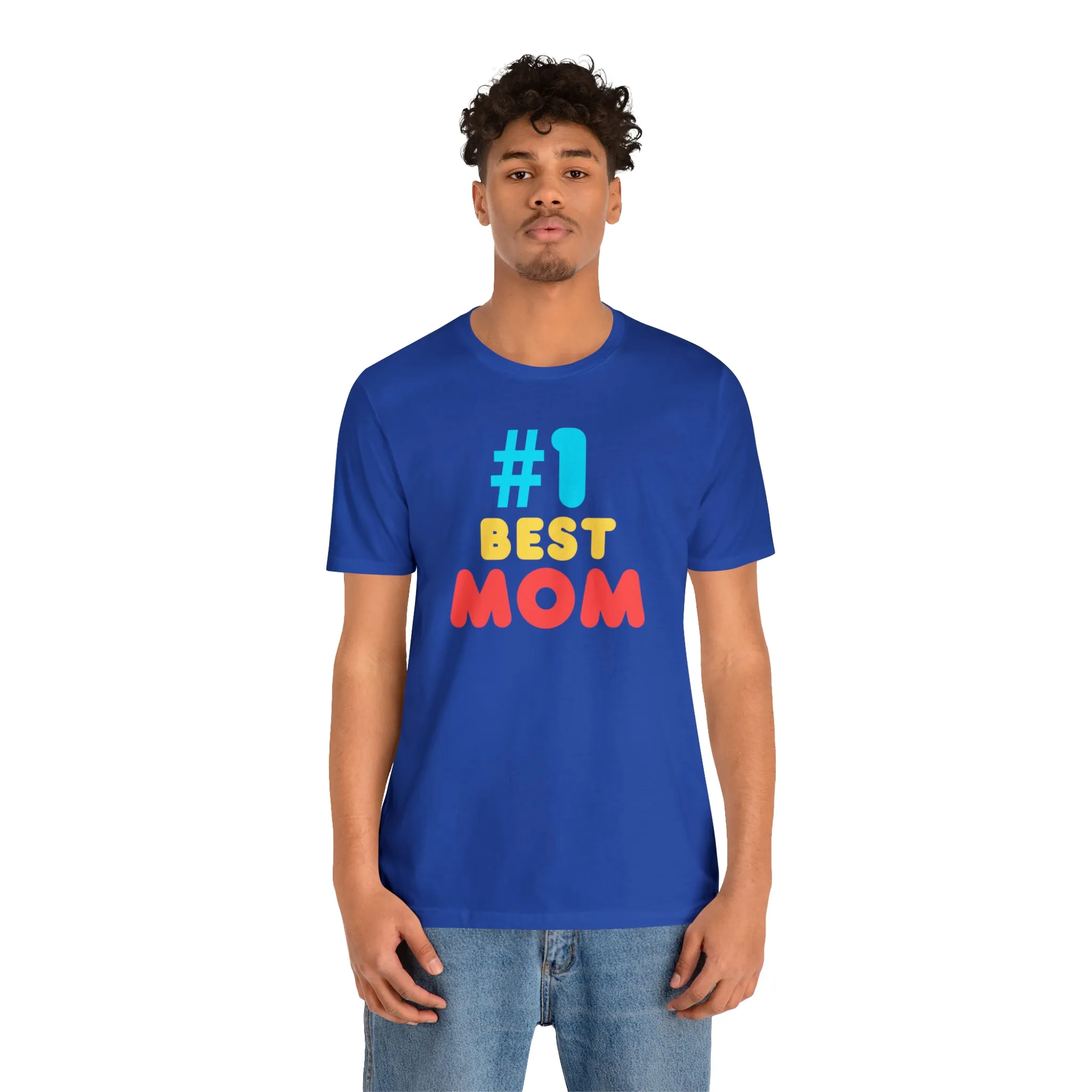 Number One Best Mom T-Shirt | Mother Bestie Tee |  Bella Canvas 3001 Unisex | Mama Short Sleeve Tshirt