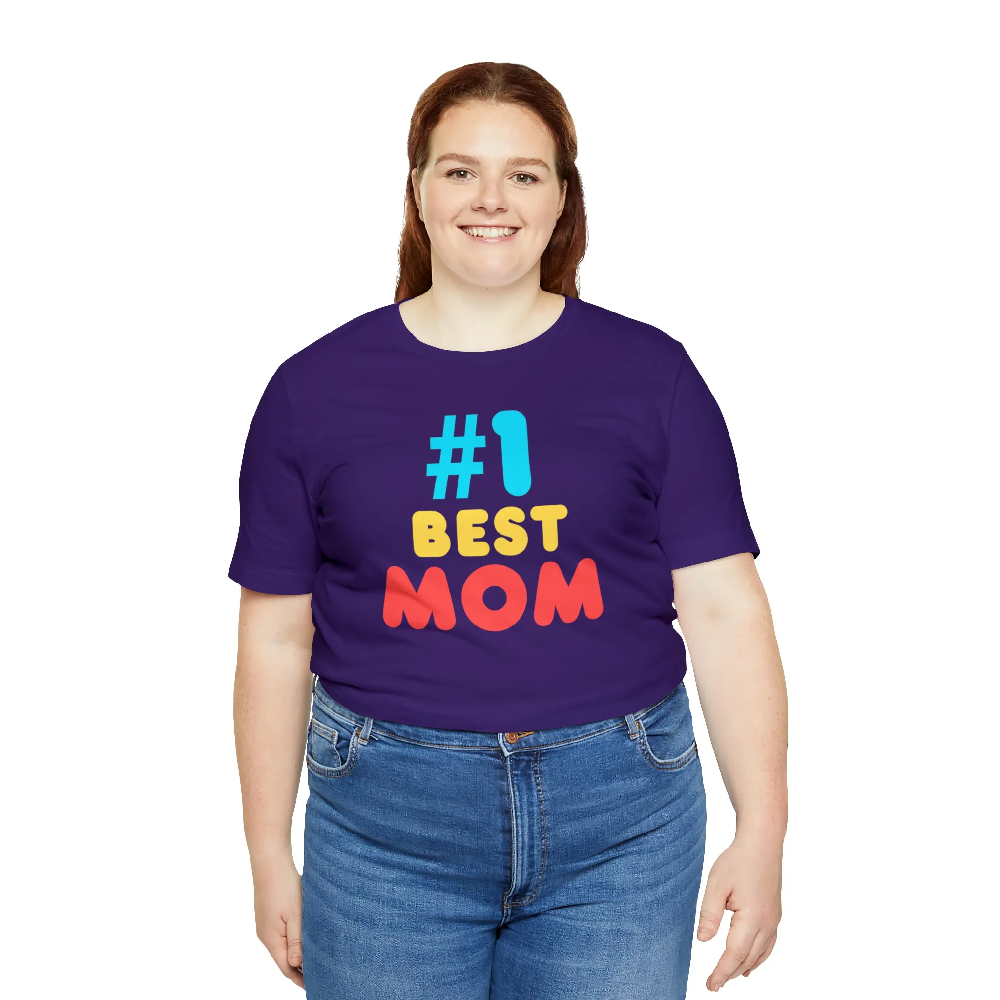 Number One Best Mom T-Shirt | Mother Bestie Tee |  Bella Canvas 3001 Unisex | Mama Short Sleeve Tshirt