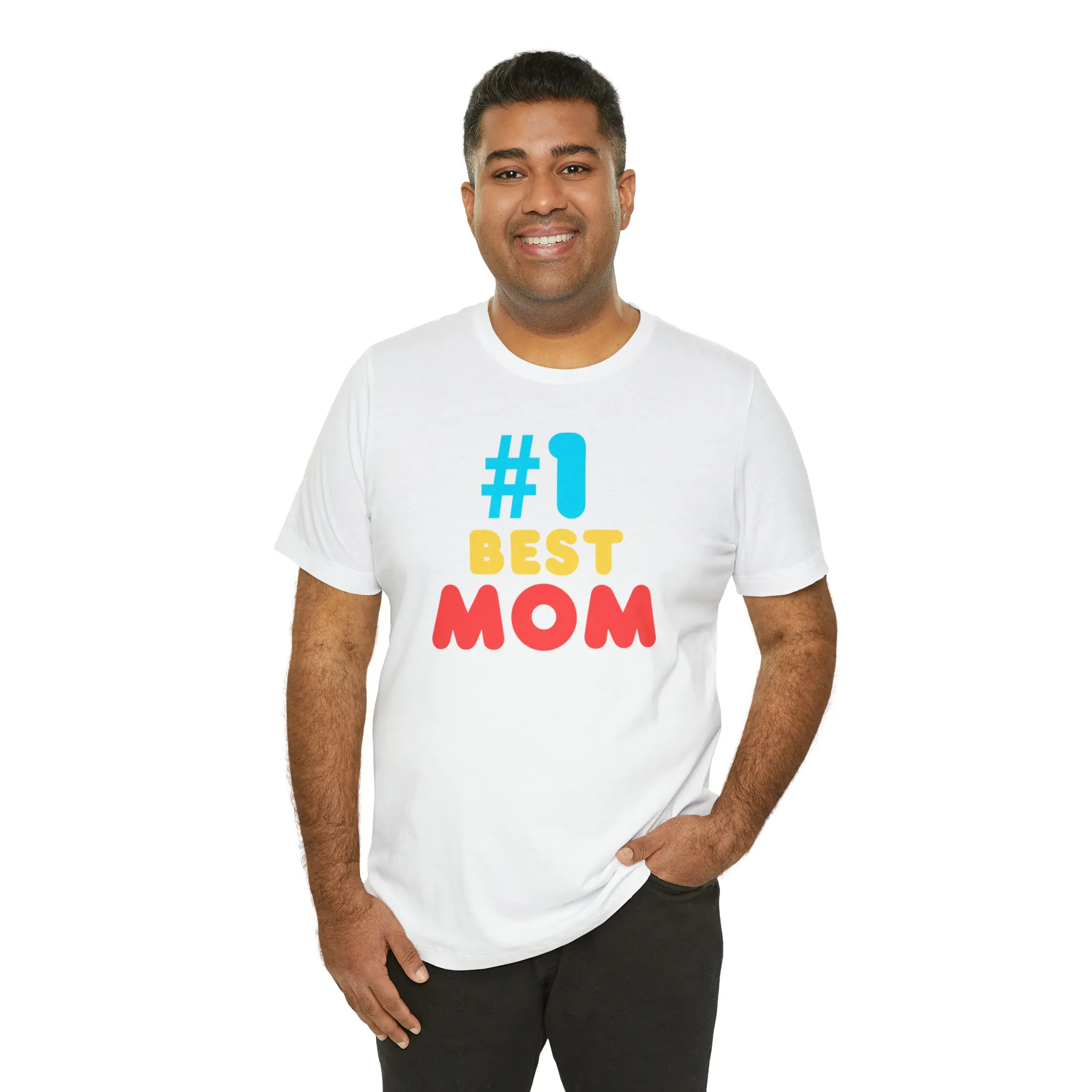 Number One Best Mom T-Shirt | Mother Bestie Tee |  Bella Canvas 3001 Unisex | Mama Short Sleeve Tshirt