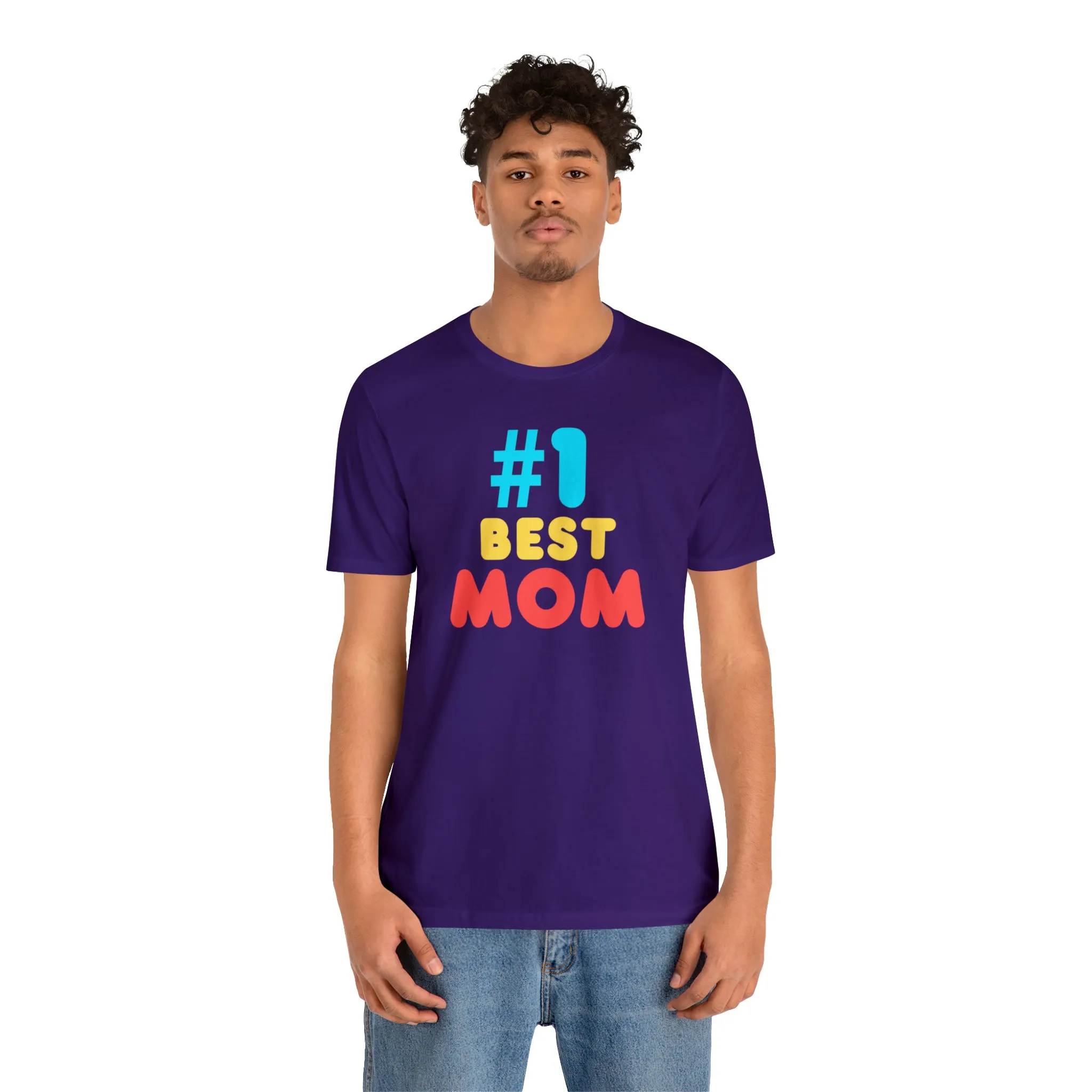 Number One Best Mom T-Shirt | Mother Bestie Tee |  Bella Canvas 3001 Unisex | Mama Short Sleeve Tshirt