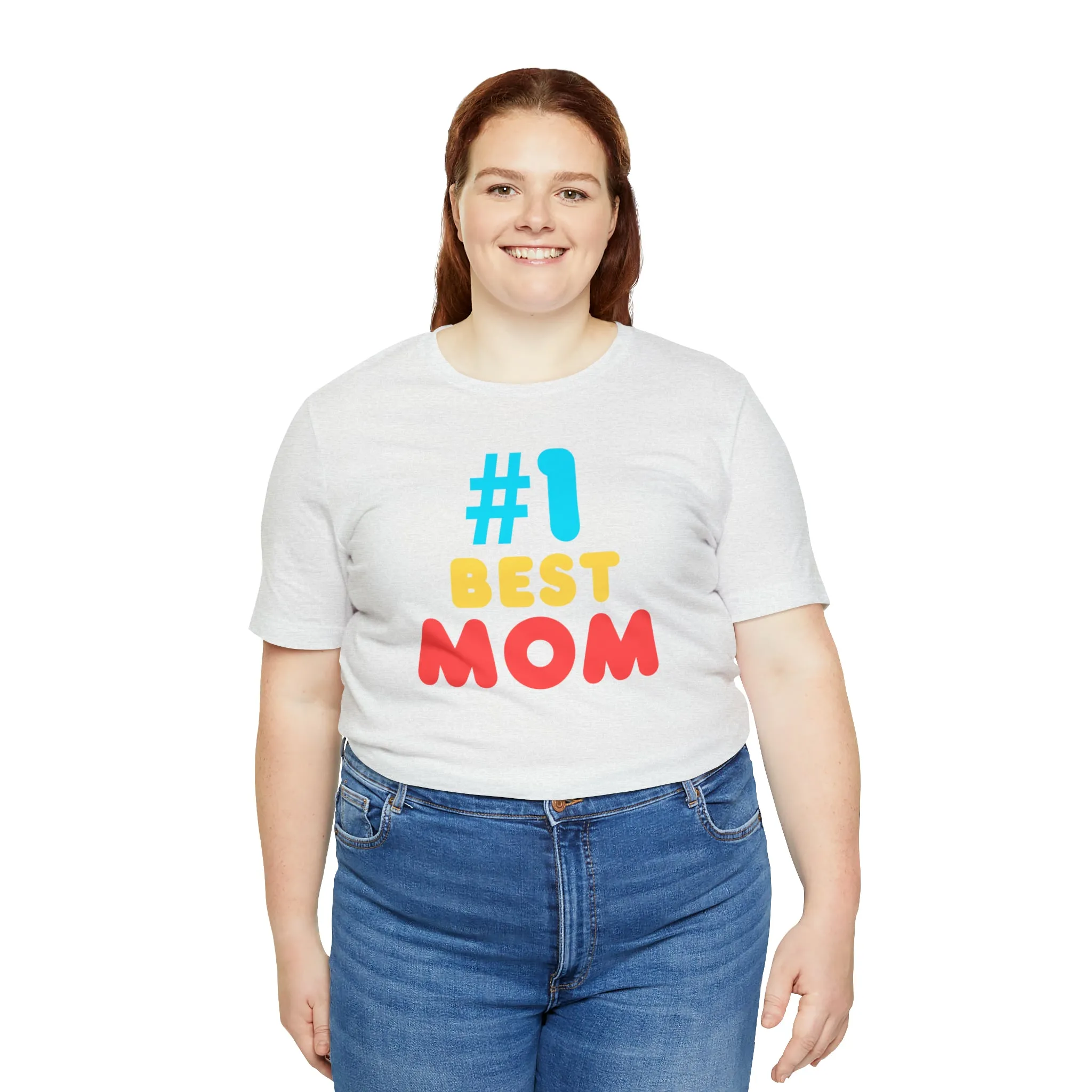 Number One Best Mom T-Shirt | Mother Bestie Tee |  Bella Canvas 3001 Unisex | Mama Short Sleeve Tshirt