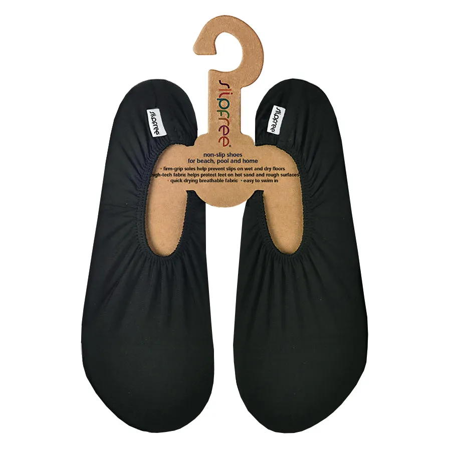 Older Kids Black Slipfree Shoes